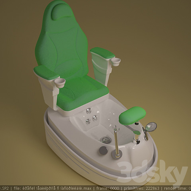 profi PEDI SPA 3DSMax File - thumbnail 1