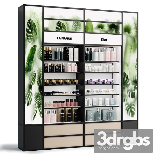 Rack For Cosmetics Store 3dsmax Download - thumbnail 1
