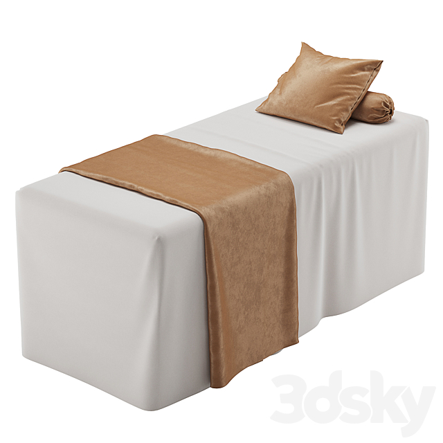 Spa bed 1 3ds Max - thumbnail 2