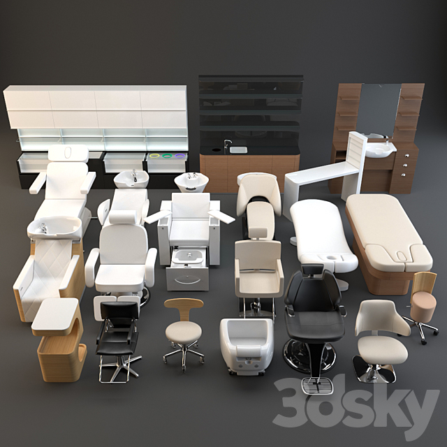 Spa set 3DSMax File - thumbnail 1