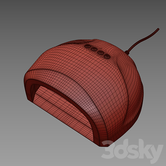 UVLED Nail Lamp SUNone 3DSMax File - thumbnail 5