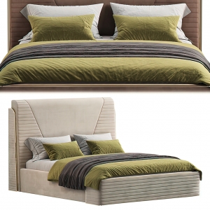 Bed 3D Download – Modern Style – 005 - thumbnail 1