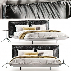 Bed 3D Download – Modern Style – 043 - thumbnail 1