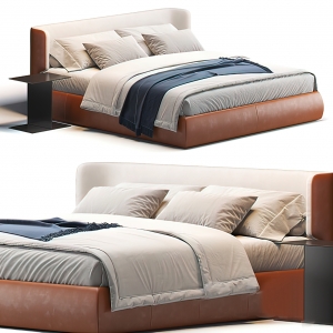 Bed 3D Download – Modern Style – 045 - thumbnail 1