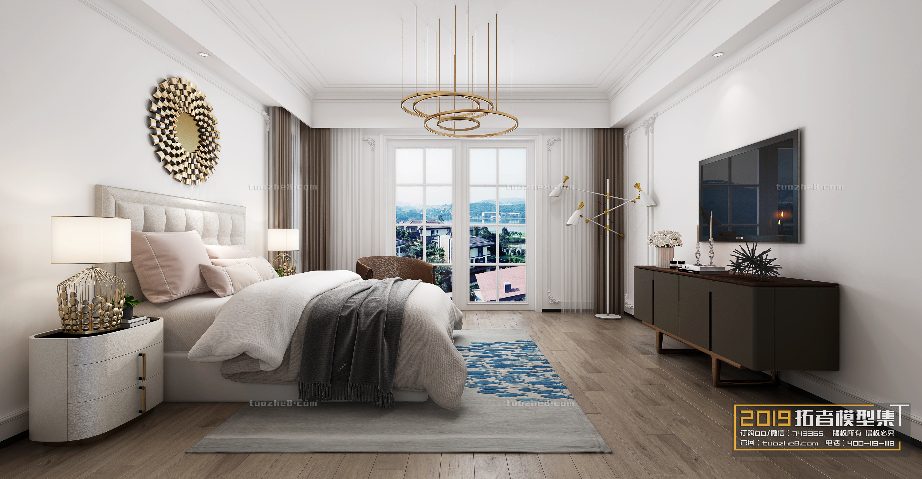 Extension Interior – BEDROOM – AMERICAN STYLES – 007 - thumbnail 1