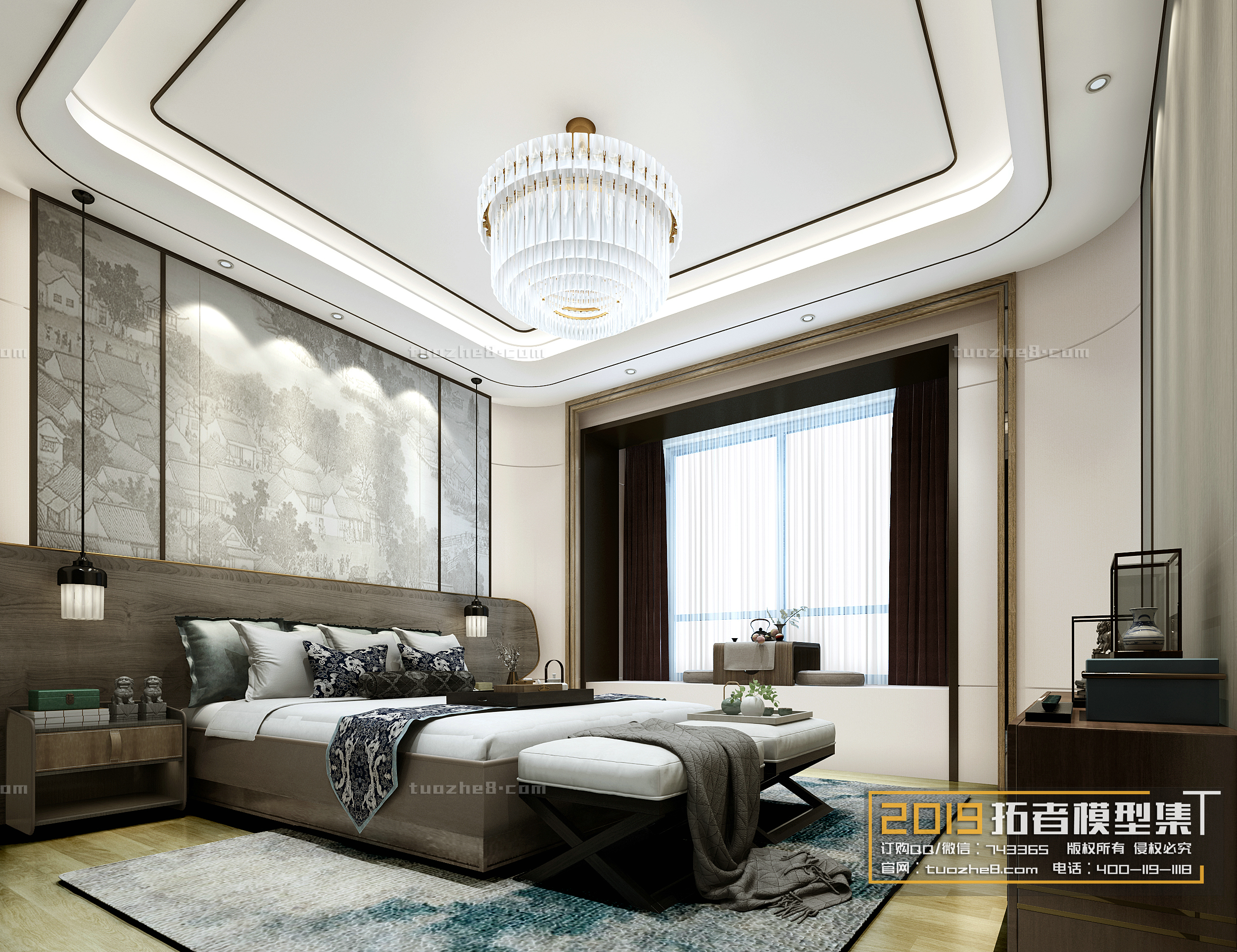 Extension Interior – BEDROOM – CHINESE STYLES – 001 - thumbnail 1