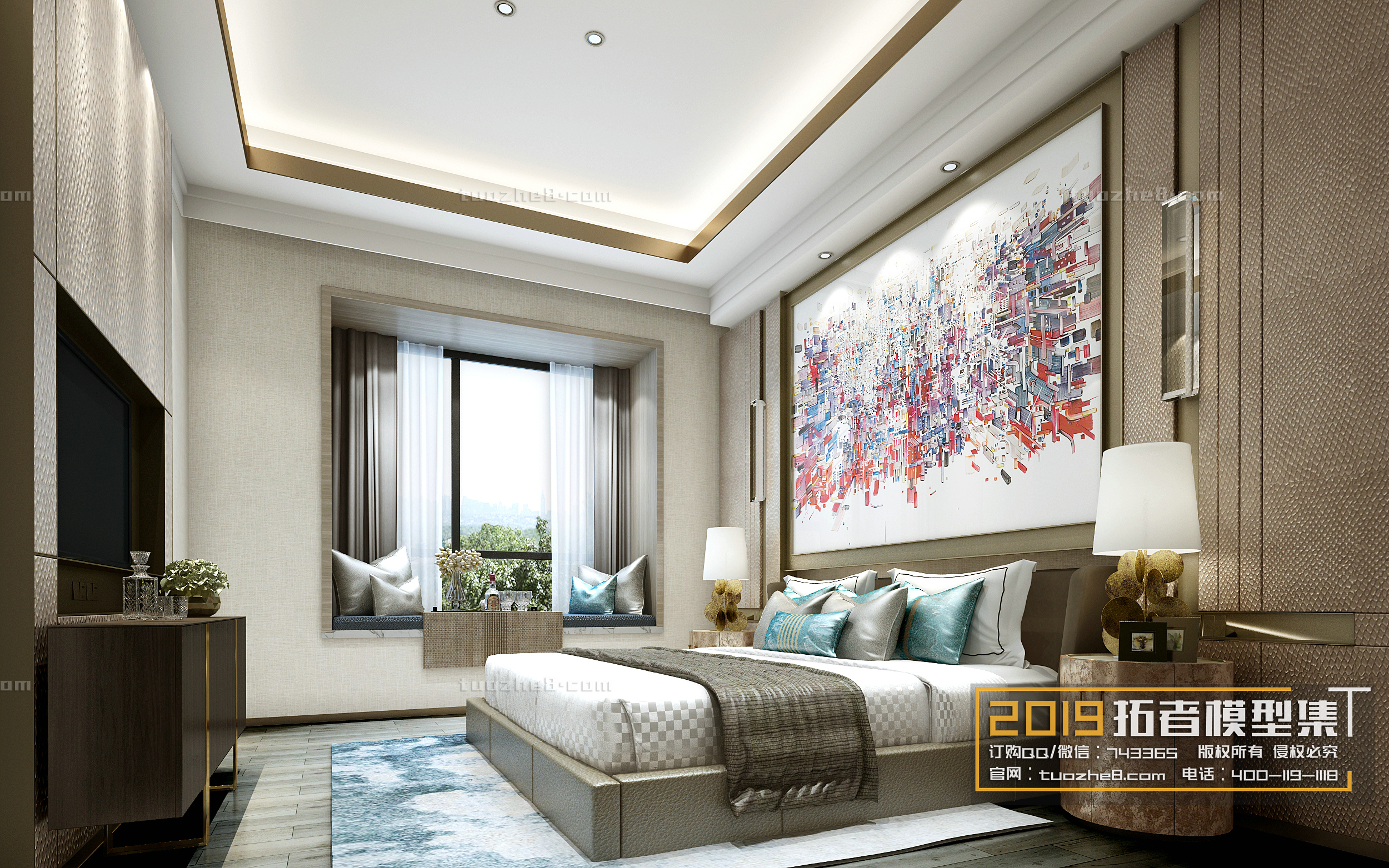 Extension Interior – BEDROOM – CHINESE STYLES – 002 - thumbnail 1