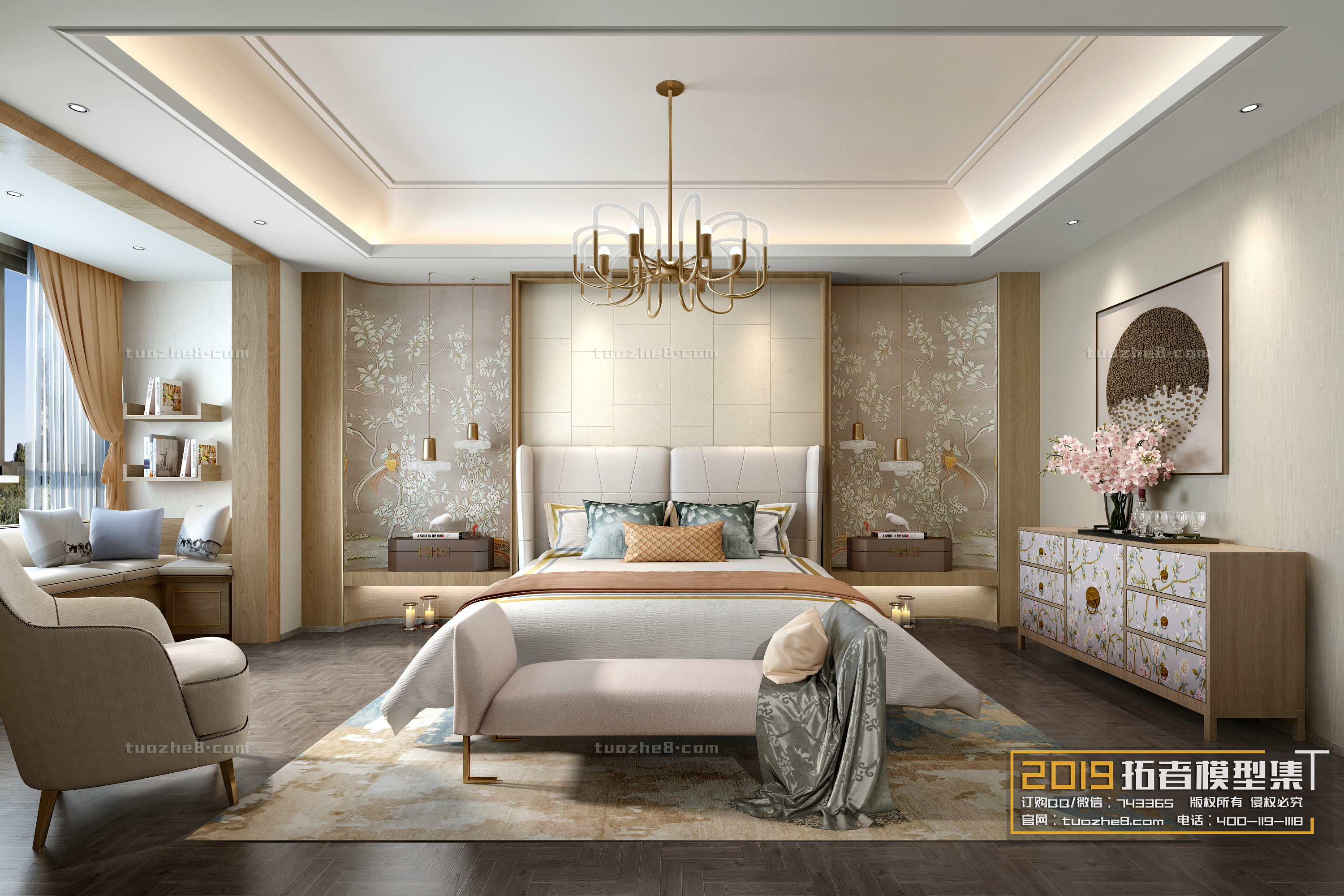 Extension Interior – BEDROOM – CHINESE STYLES – 006 - thumbnail 1