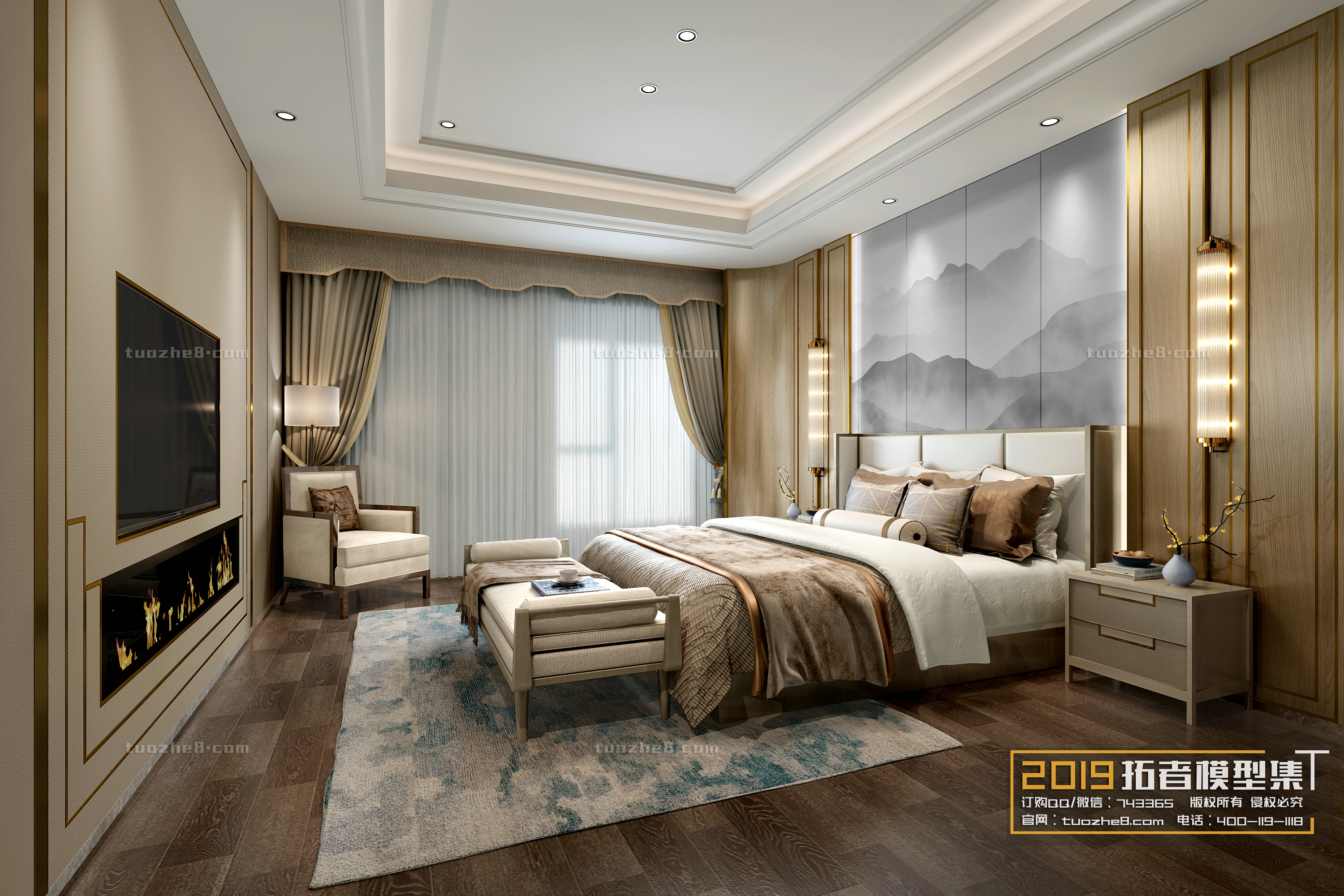 Extension Interior – BEDROOM – CHINESE STYLES – 009 - thumbnail 1