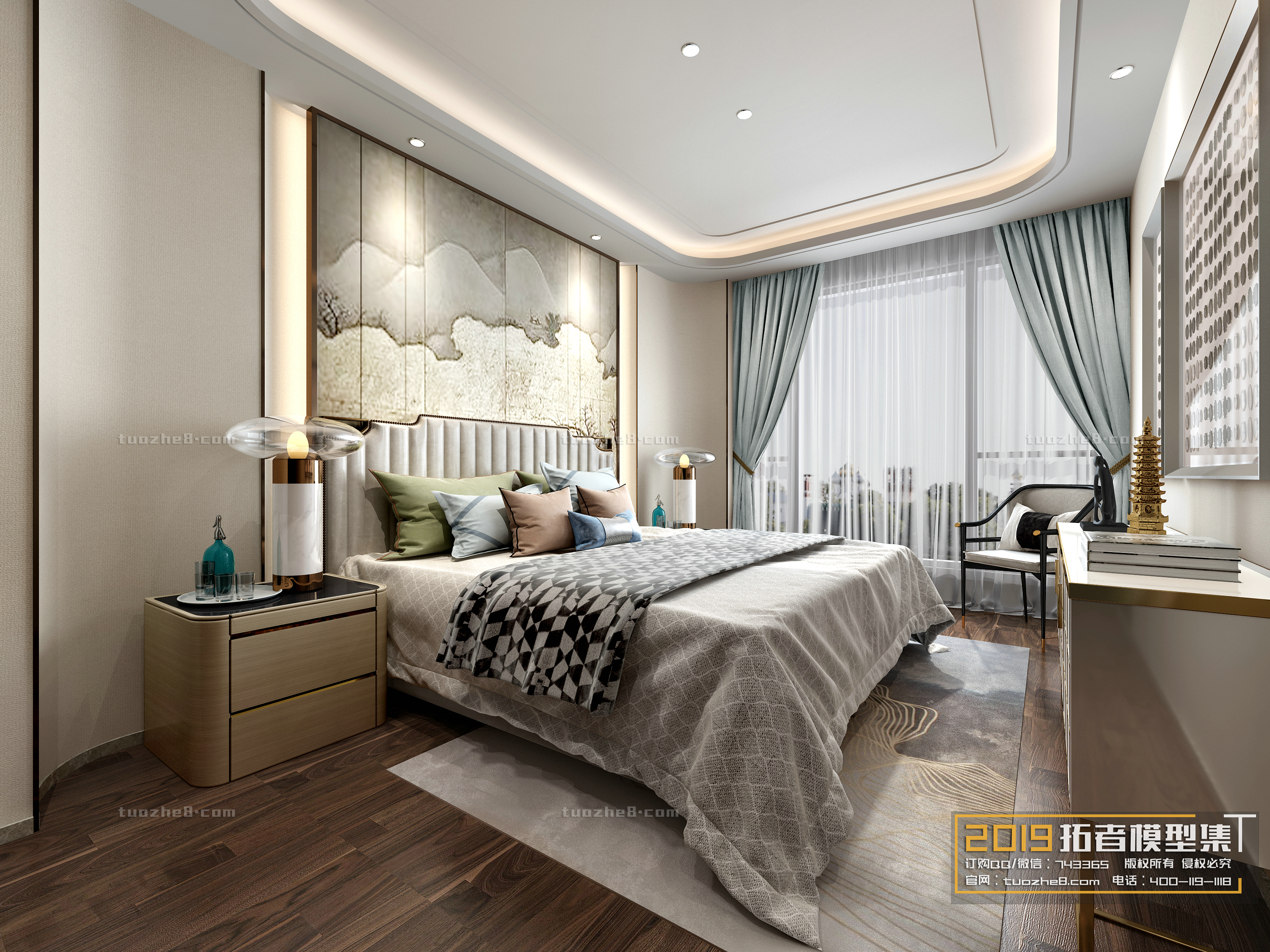 Extension Interior – BEDROOM – CHINESE STYLES – 010 - thumbnail 1