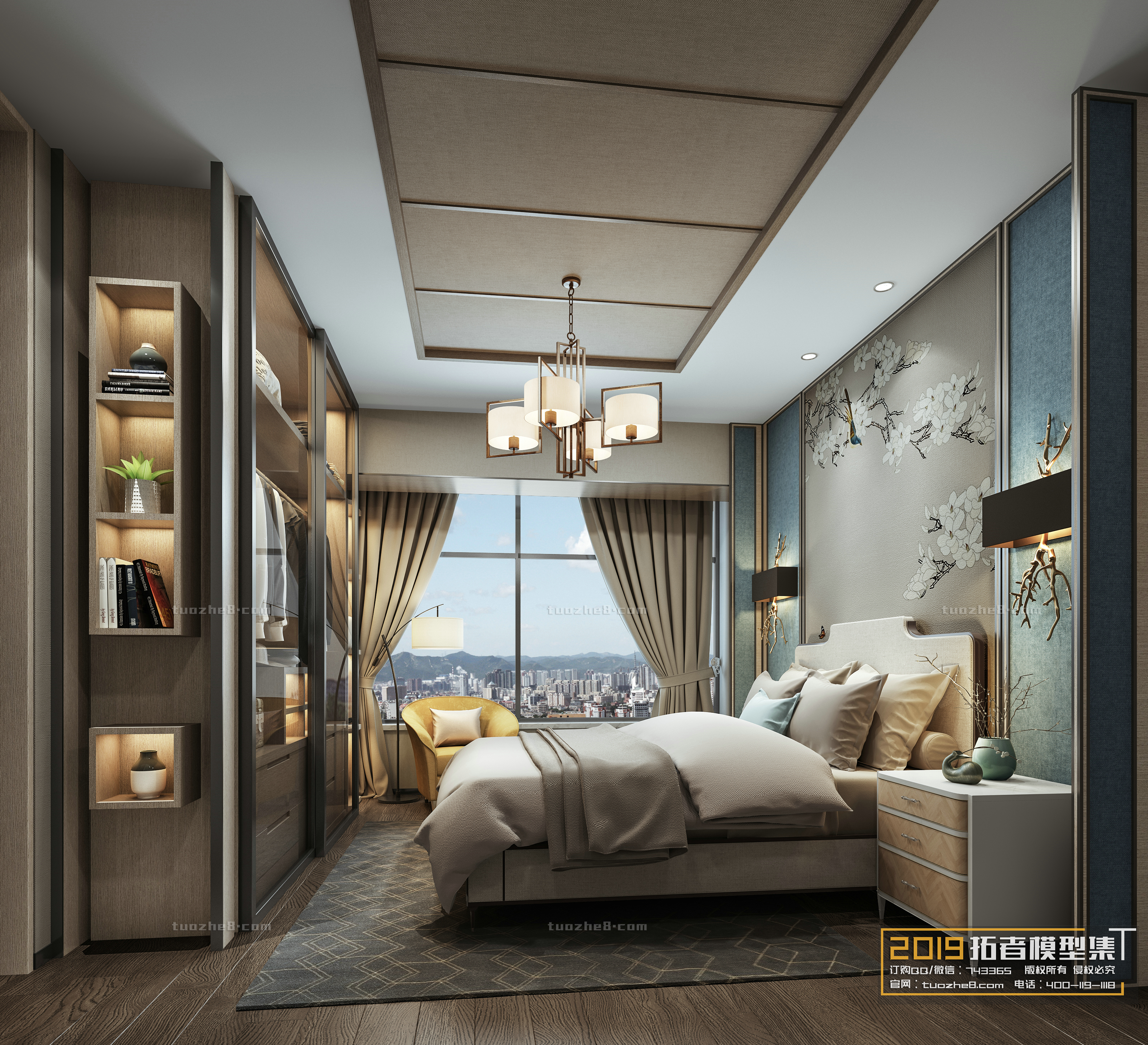 Extension Interior – BEDROOM – CHINESE STYLES – 012 - thumbnail 1