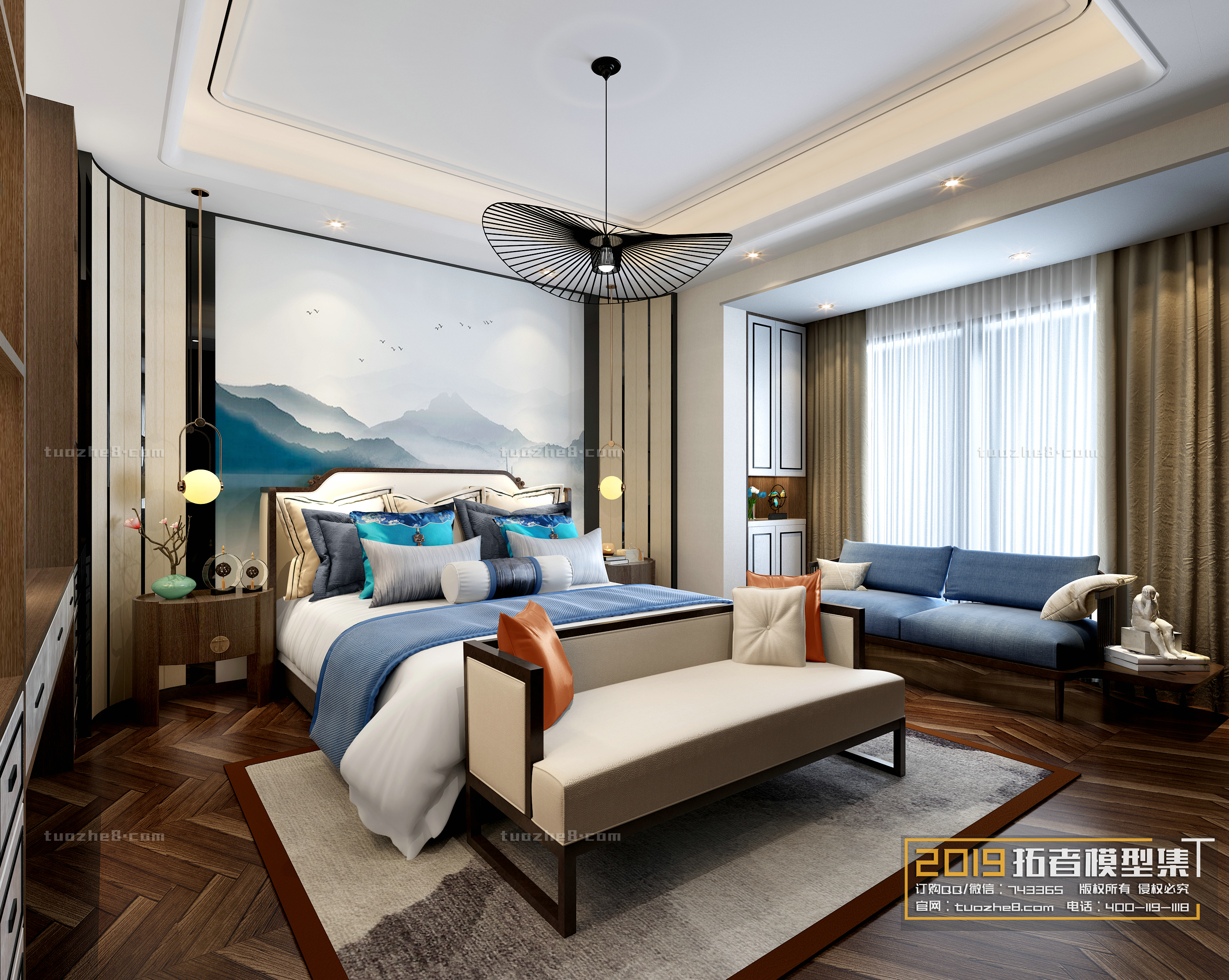 Extension Interior – BEDROOM – CHINESE STYLES – 020 - thumbnail 1