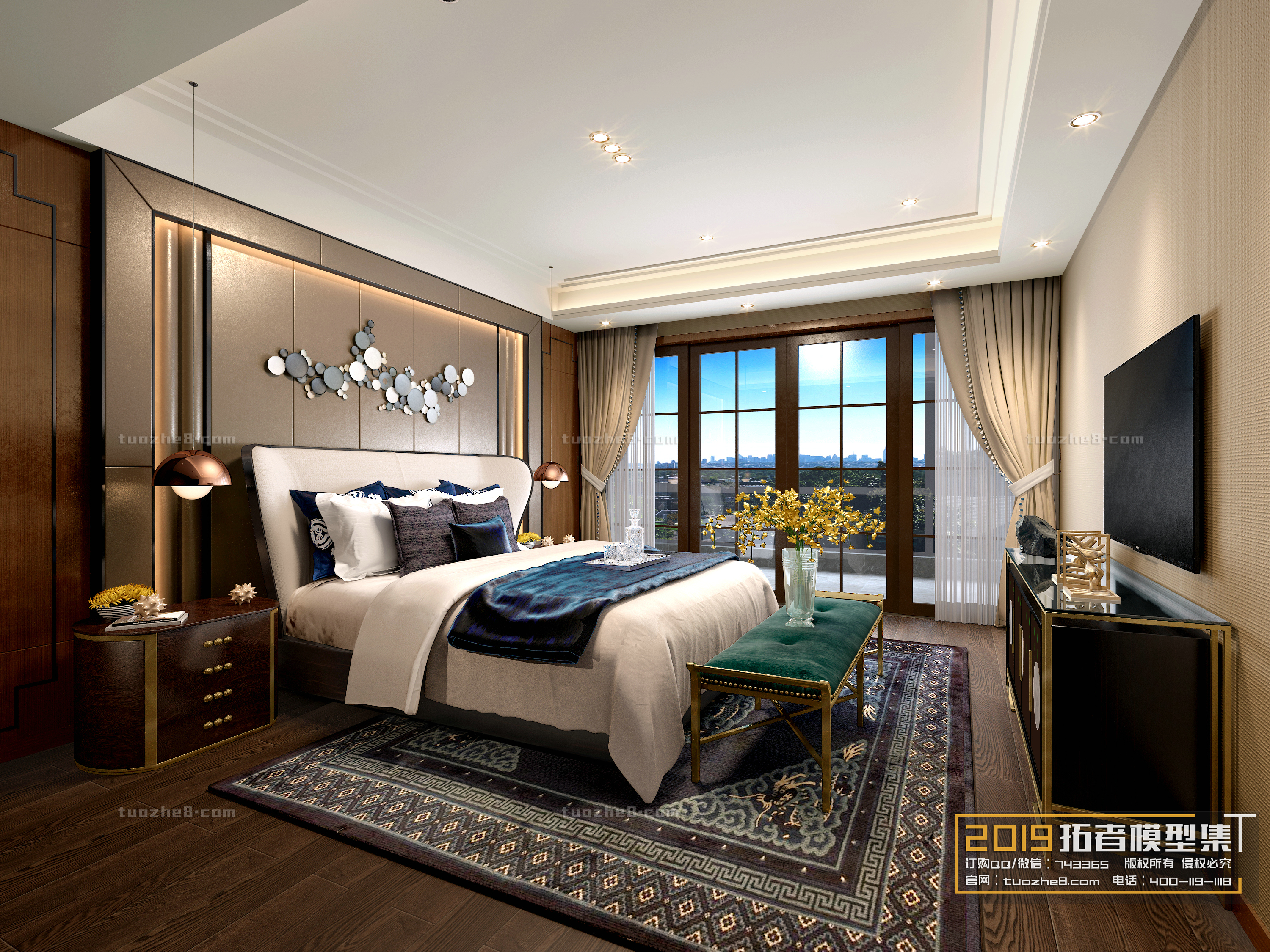 Extension Interior – BEDROOM – CHINESE STYLES – 025 - thumbnail 1