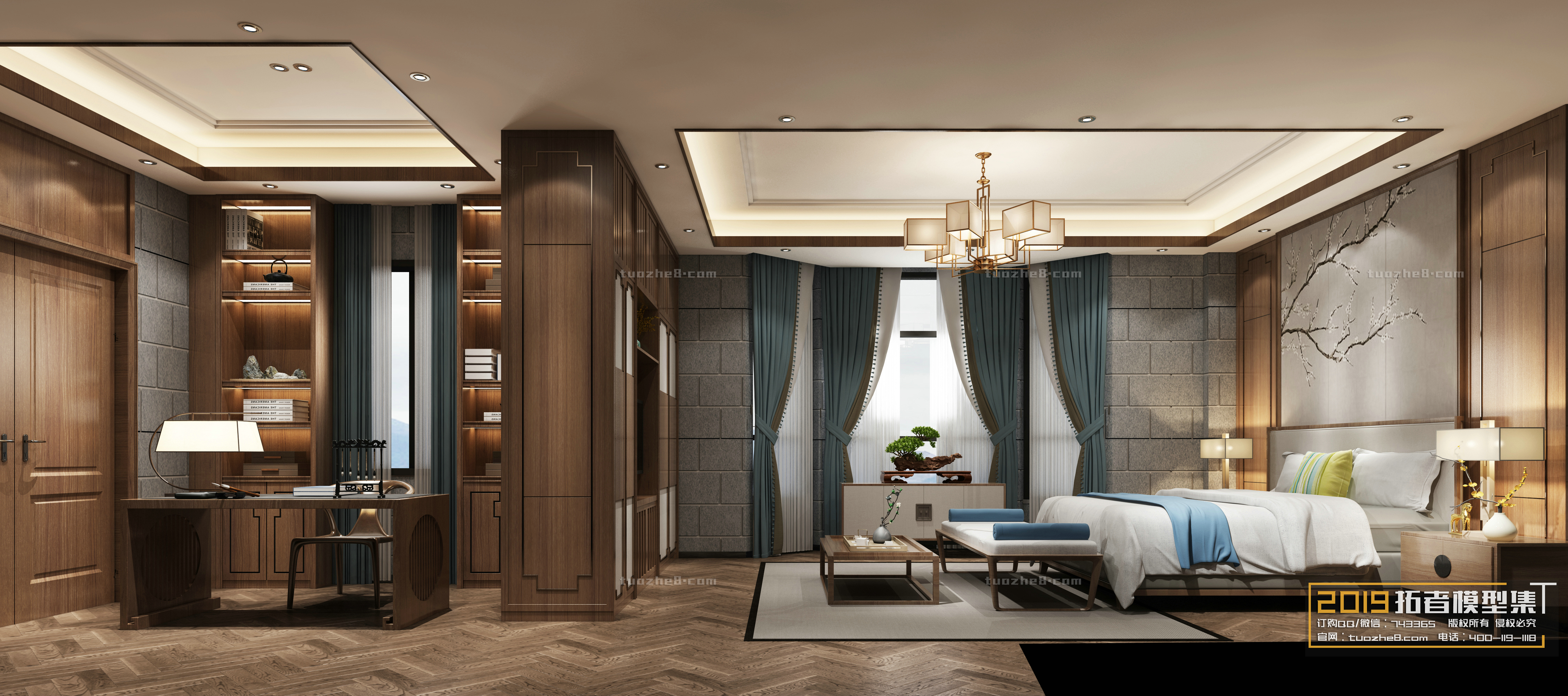 Extension Interior – BEDROOM – CHINESE STYLES – 036 - thumbnail 1