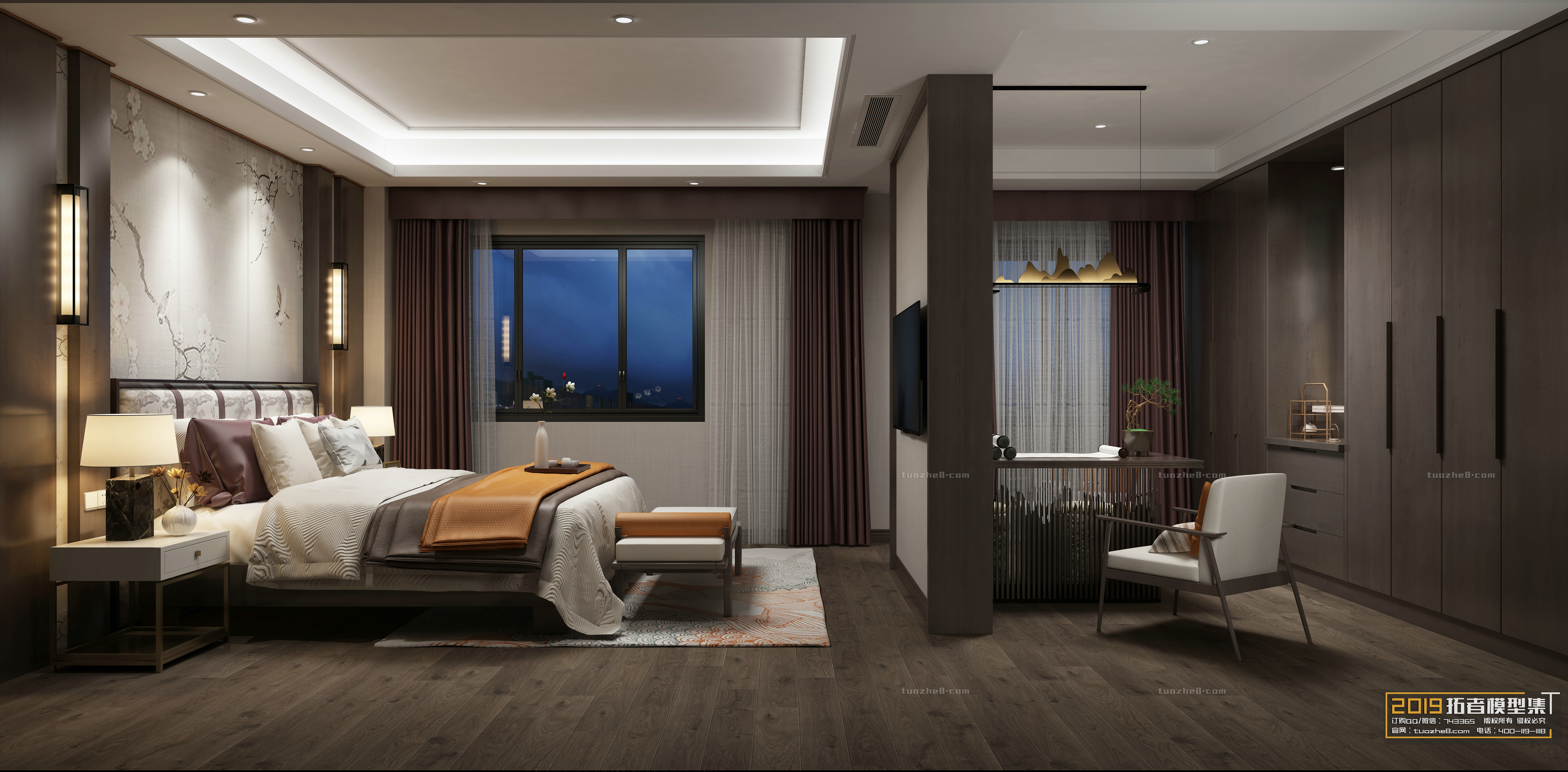 Extension Interior – BEDROOM – CHINESE STYLES – 046 - thumbnail 1