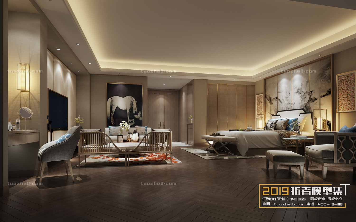 Extension Interior – BEDROOM – CHINESE STYLES – 075 - thumbnail 1
