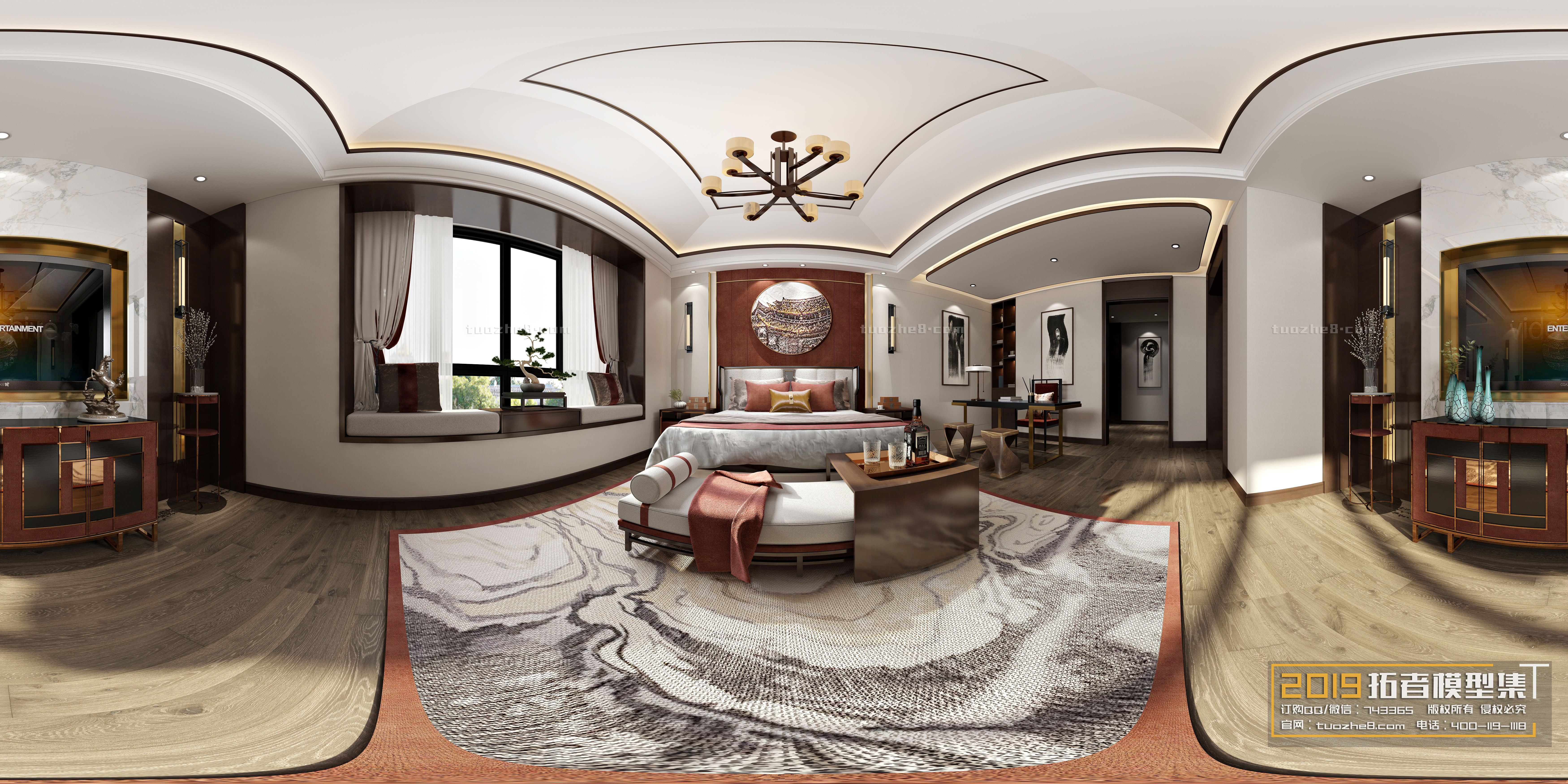 Extension Interior – BEDROOM – CHINESE STYLES – 083 - thumbnail 1