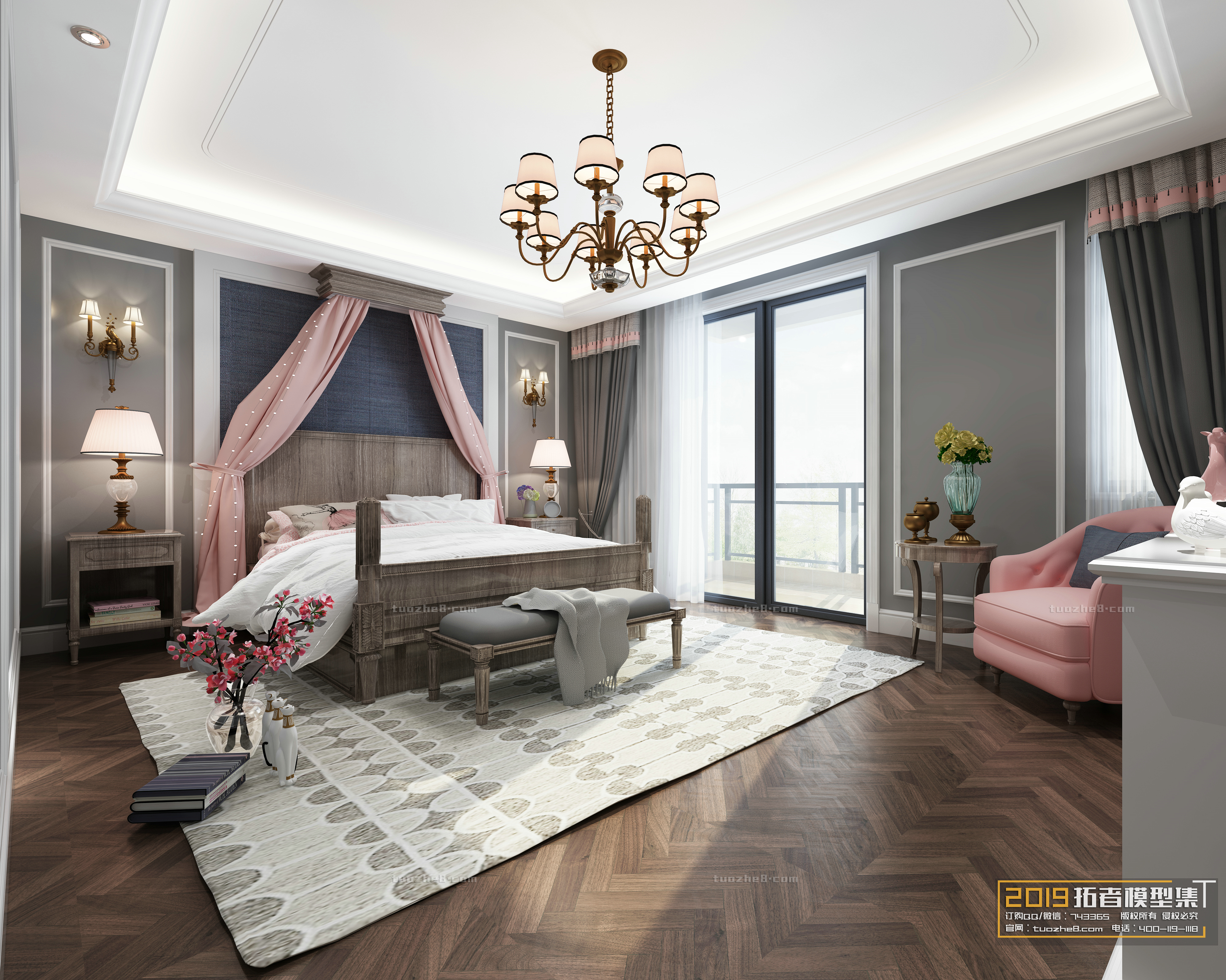 Extension Interior – BEDROOM – EUROPEAN STYLES – 003 - thumbnail 1