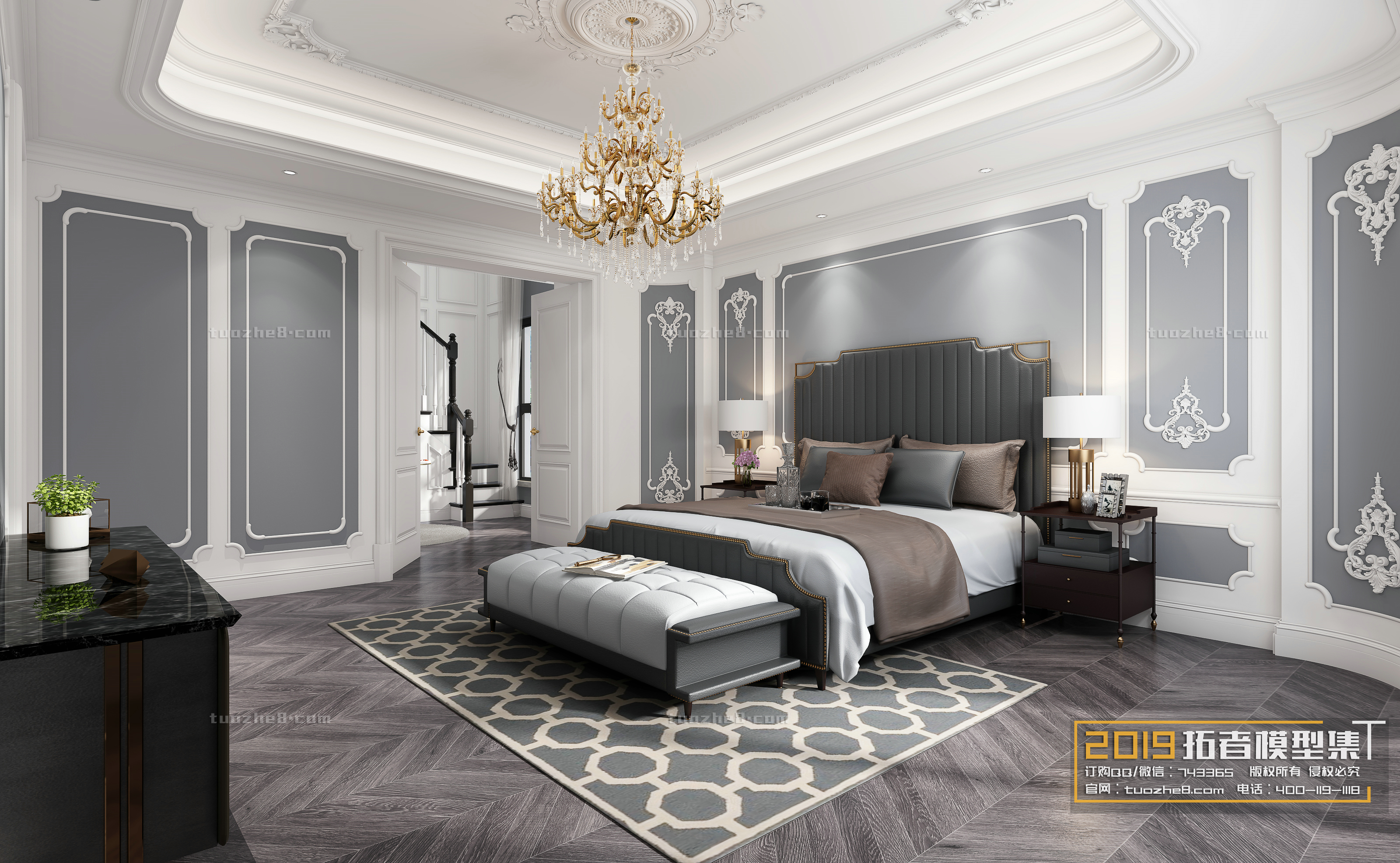 Extension Interior – BEDROOM – EUROPEAN STYLES – 008 - thumbnail 1