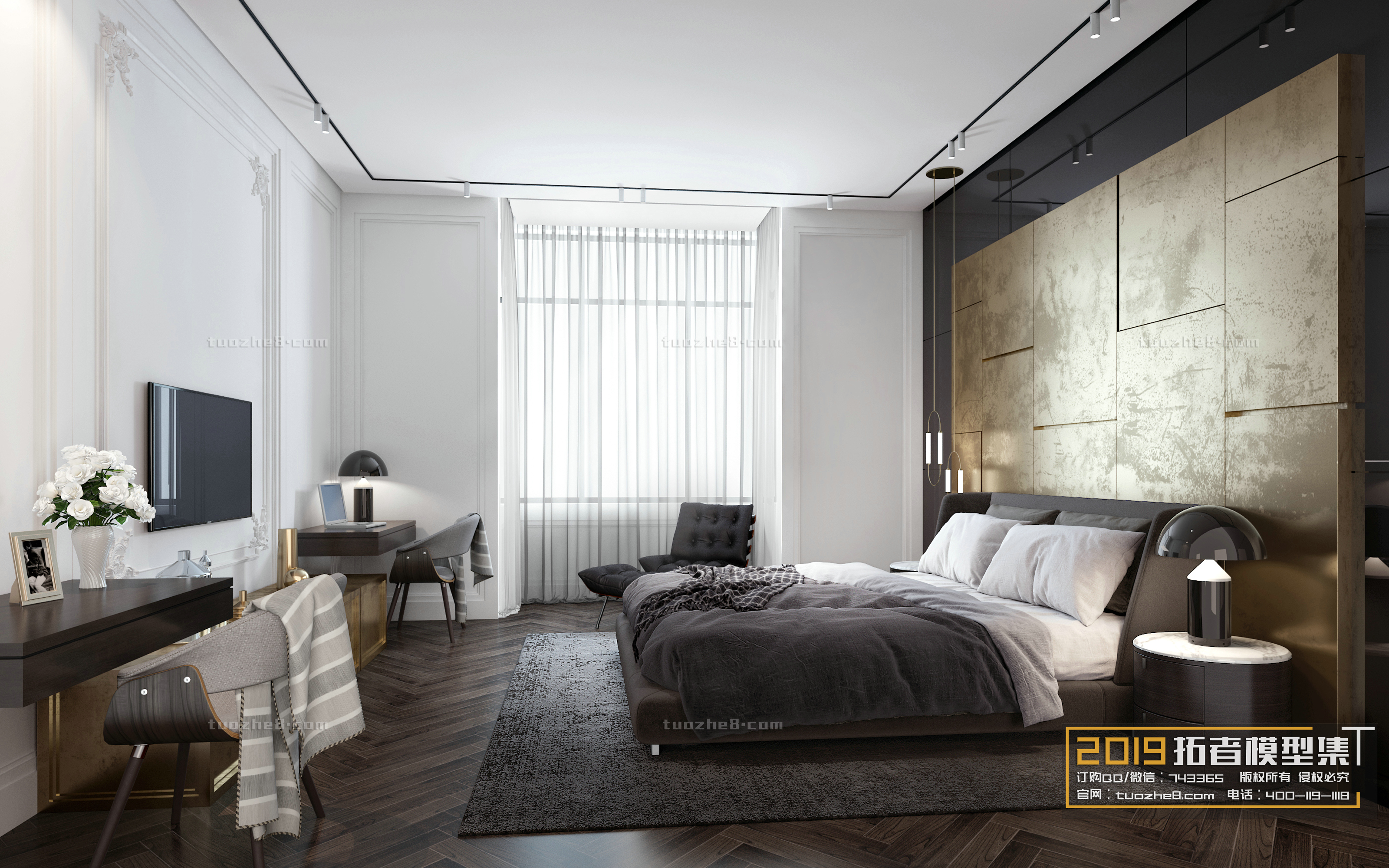 Extension Interior – BEDROOM – EUROPEAN STYLES – 009 - thumbnail 1