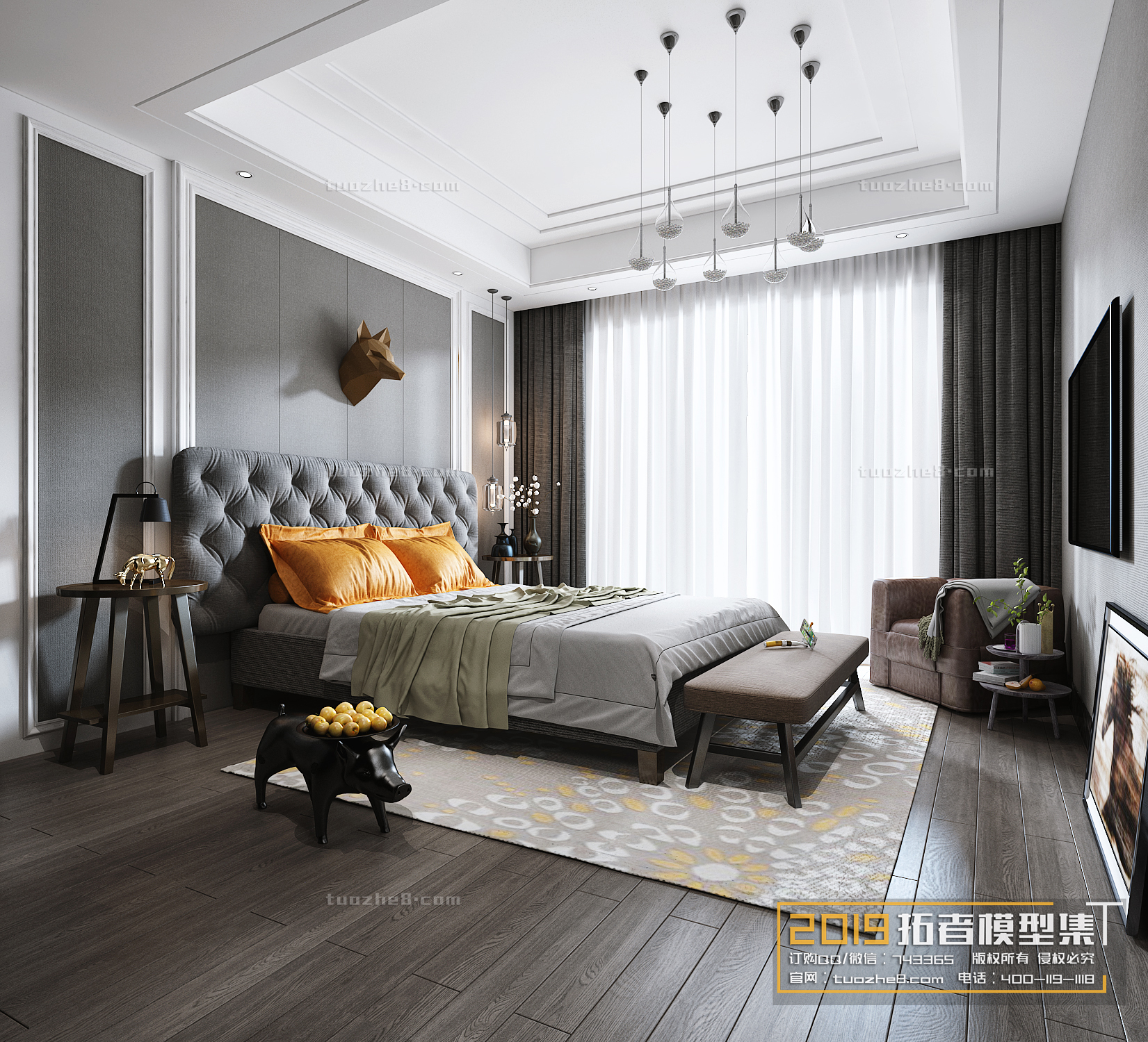 Extension Interior – BEDROOM – EUROPEAN STYLES – 011 - thumbnail 1