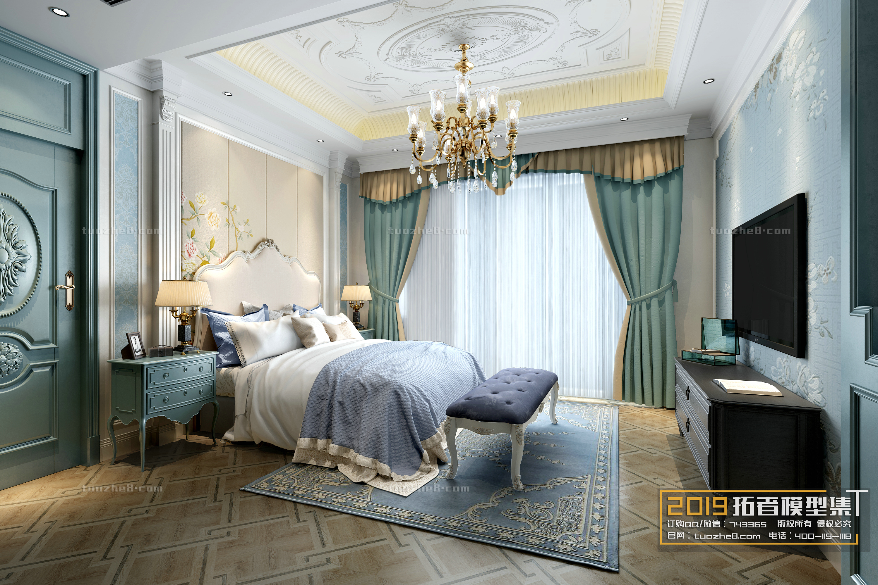 Extension Interior – BEDROOM – EUROPEAN STYLES – 017 - thumbnail 1