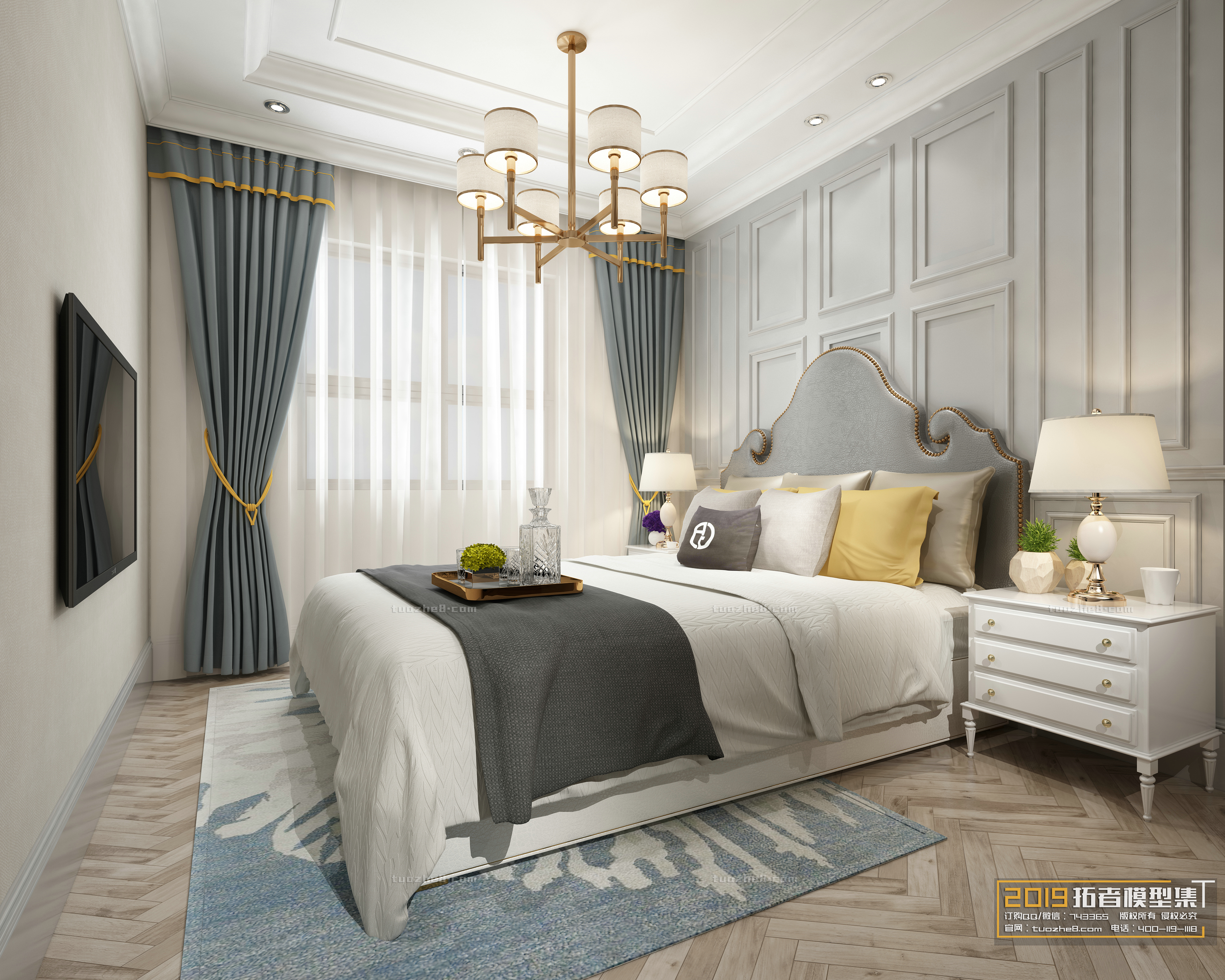 Extension Interior – BEDROOM – EUROPEAN STYLES – 022 - thumbnail 1