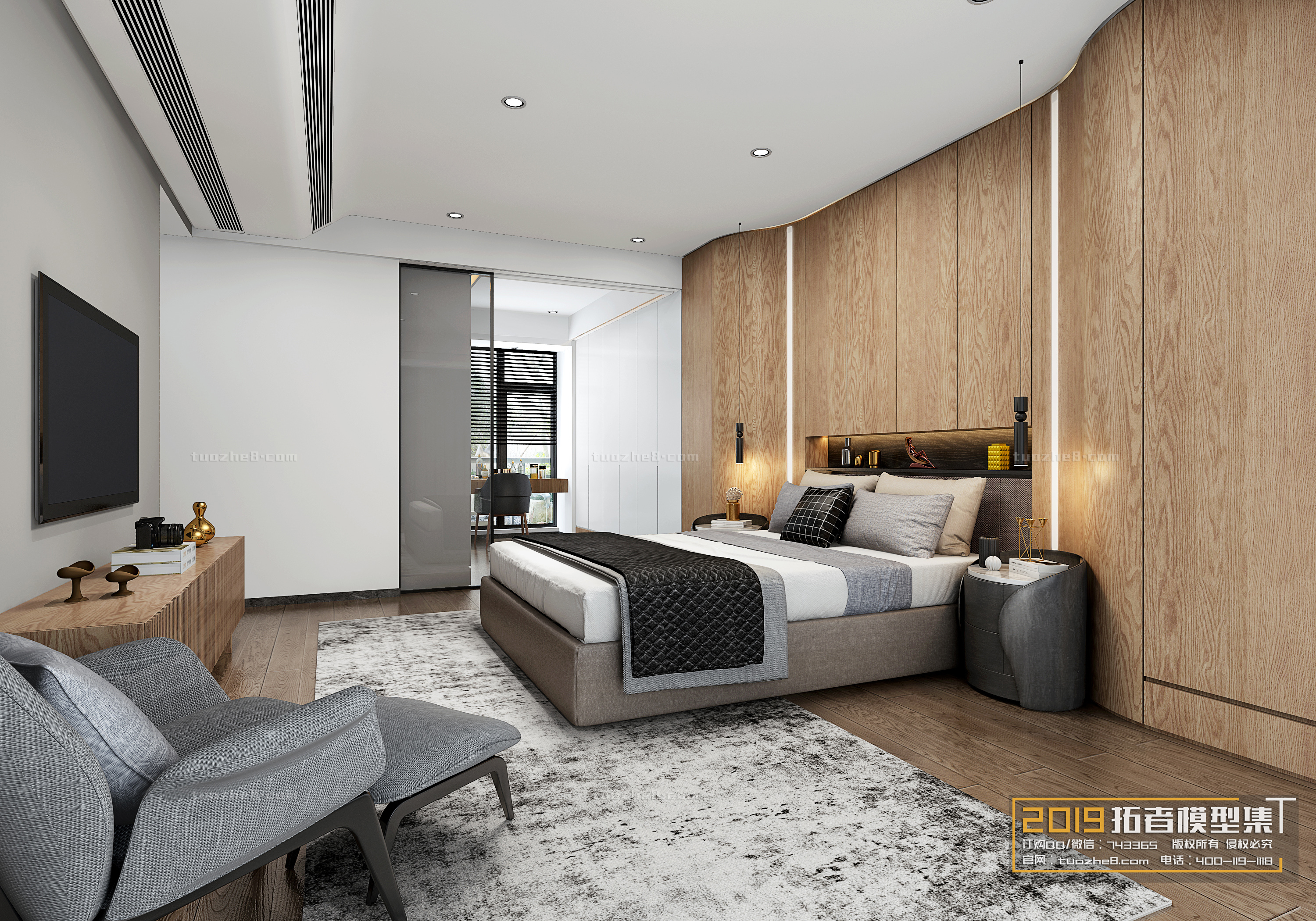 Extension Interior – BEDROOM – MODERNSTYLES – 011 - thumbnail 1