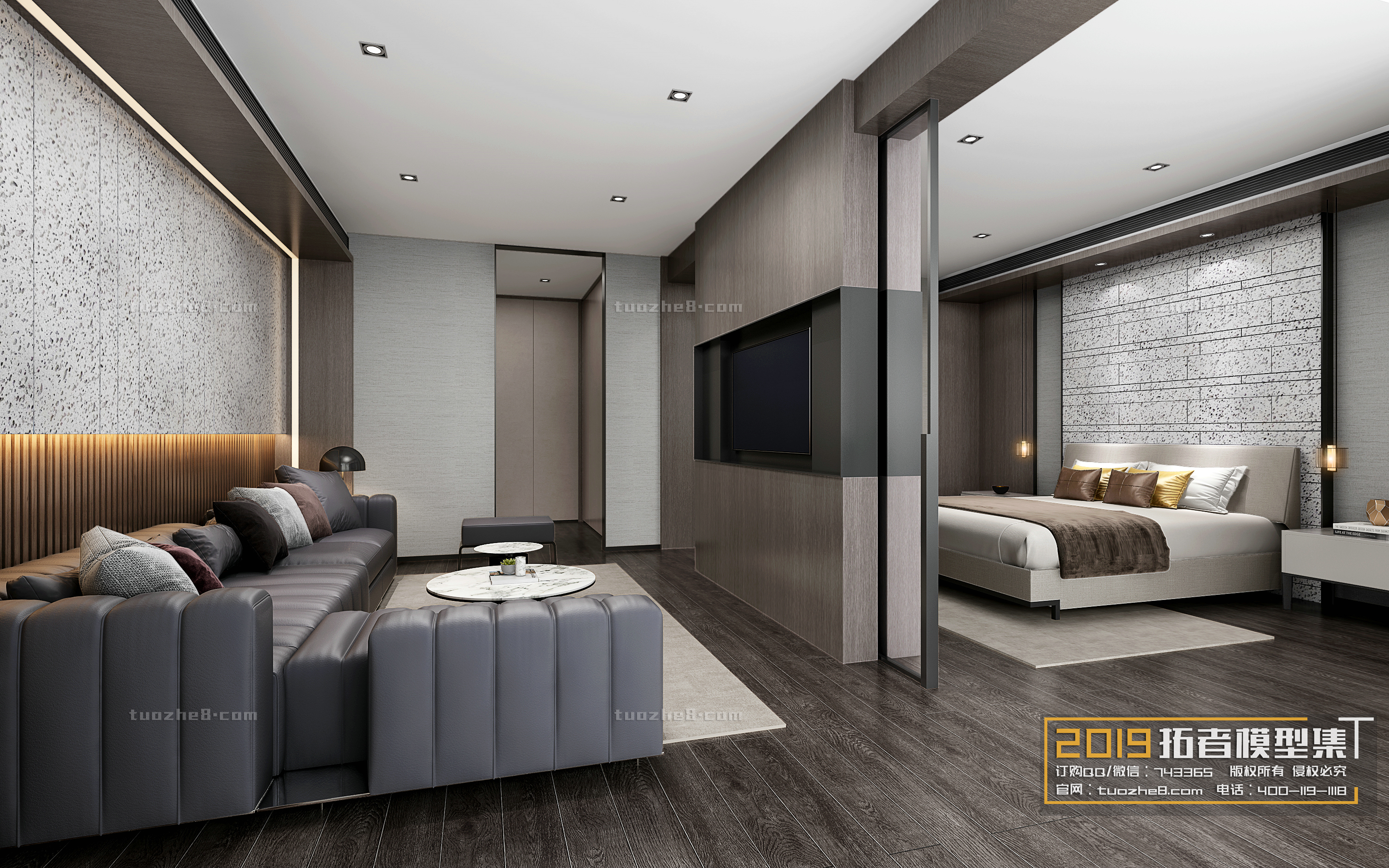 Extension Interior – BEDROOM – MODERNSTYLES – 037 - thumbnail 1