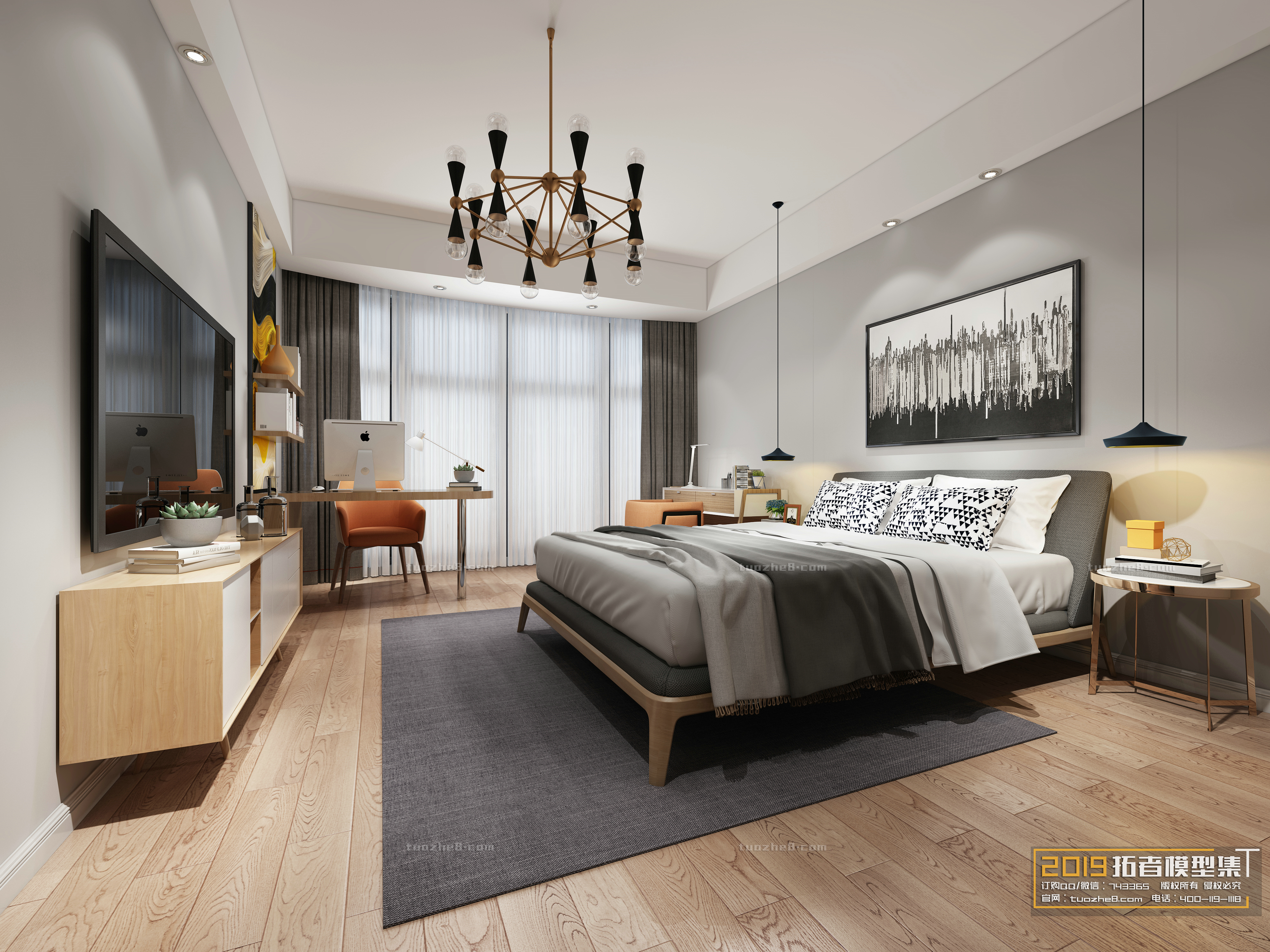 Extension Interior – BEDROOM – MODERNSTYLES – 058 - thumbnail 1