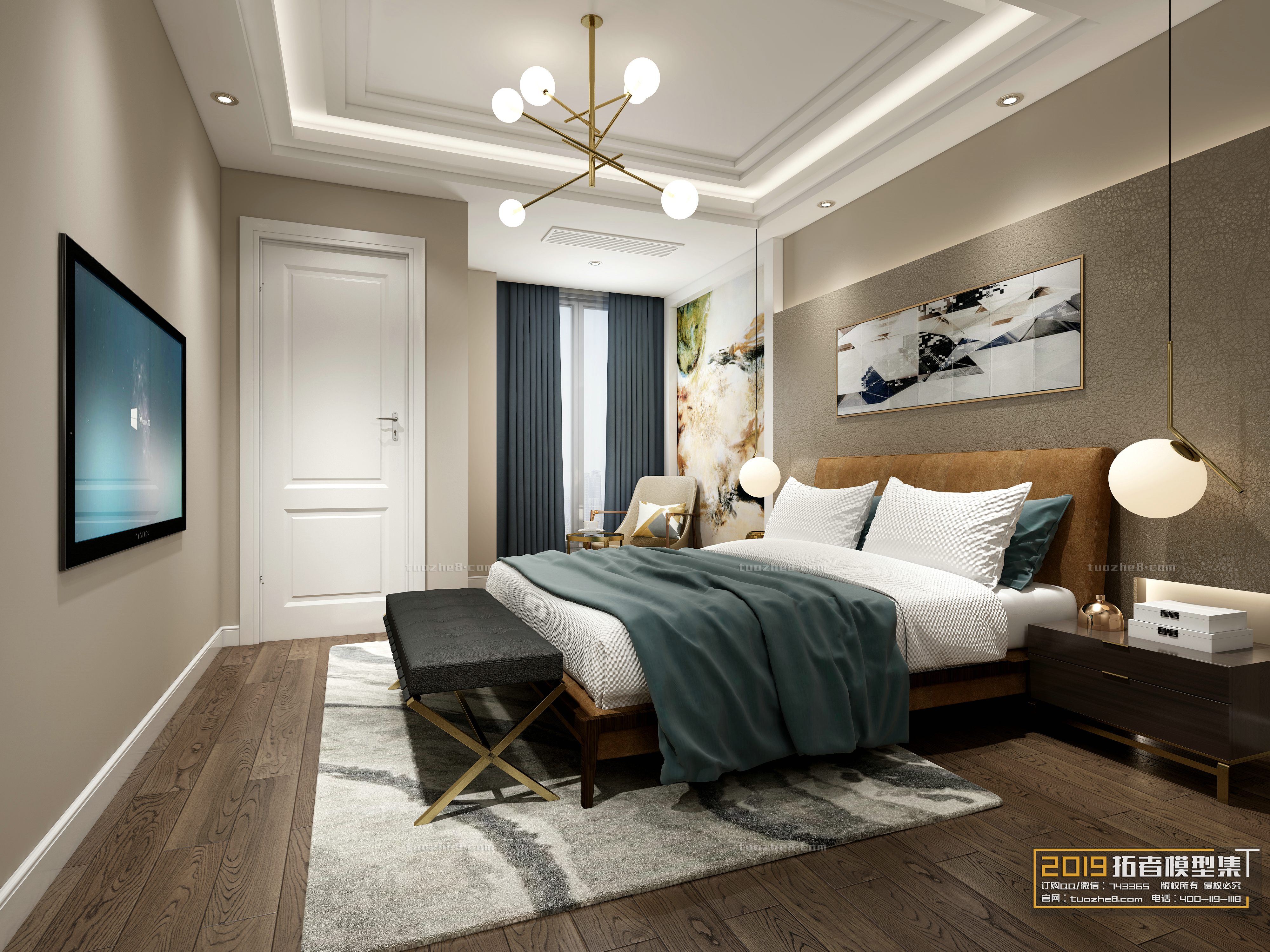 Extension Interior – BEDROOM – MODERNSTYLES – 063 - thumbnail 1