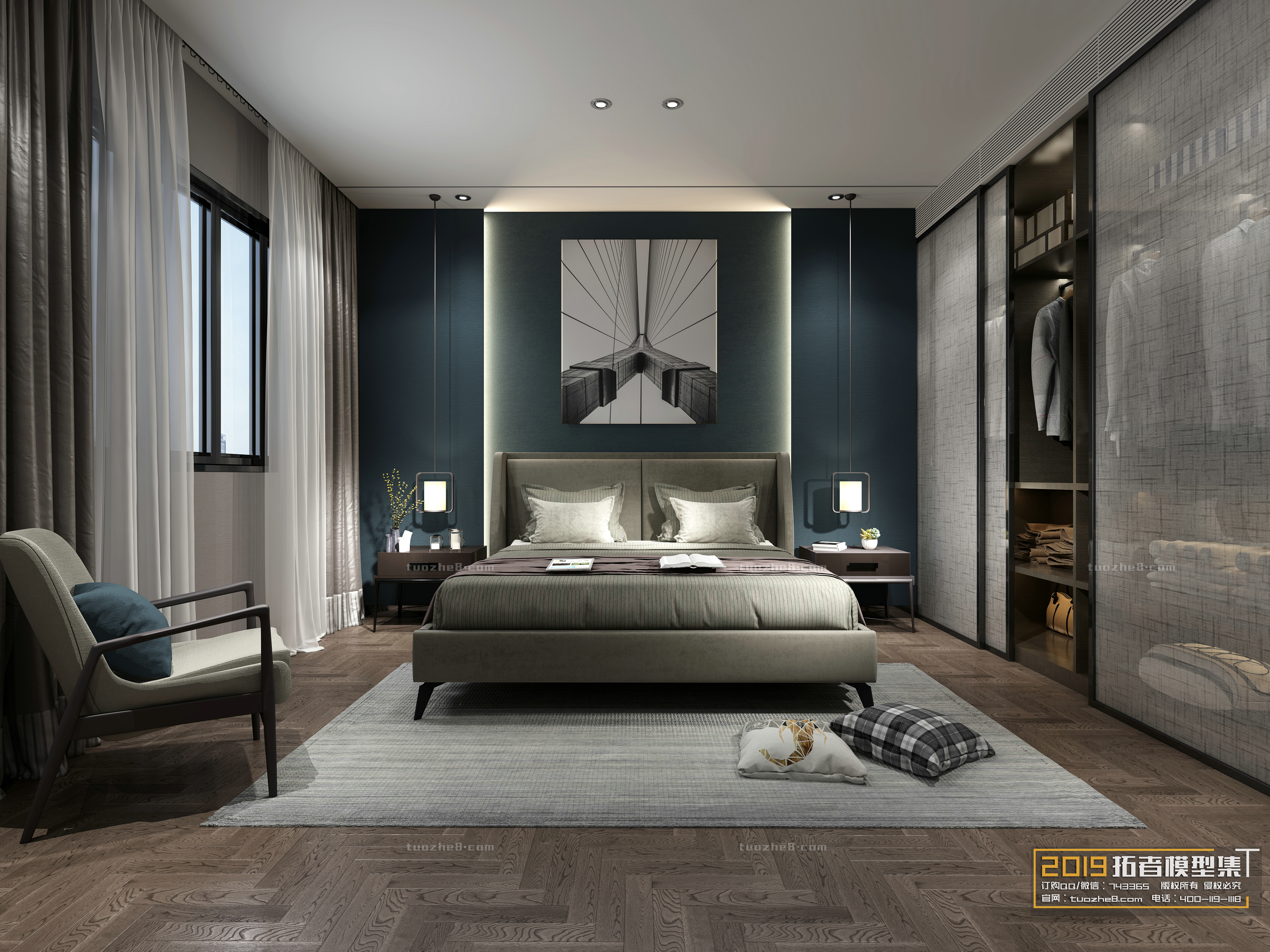 Extension Interior – BEDROOM – MODERNSTYLES – 065 - thumbnail 1