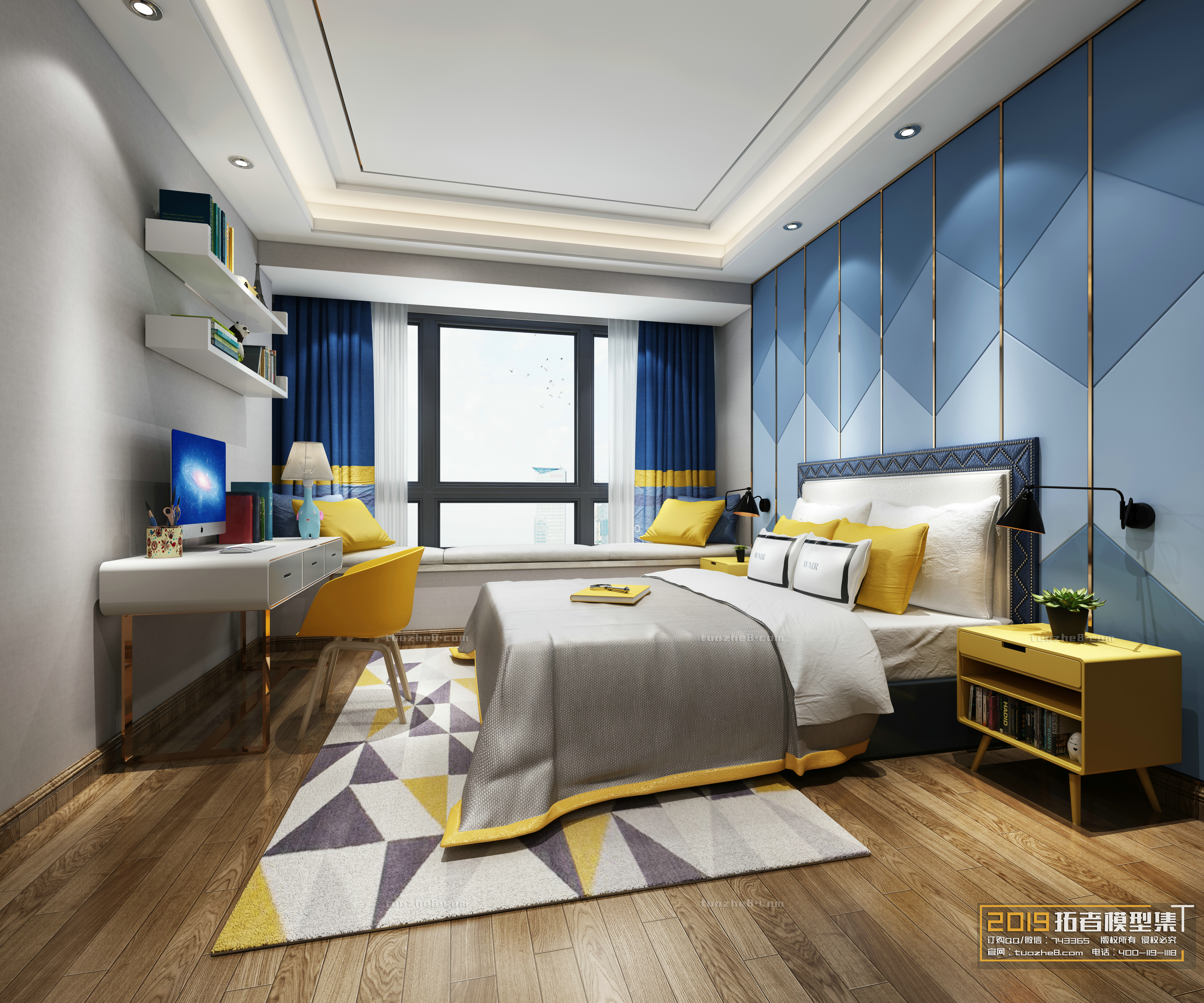 Extension Interior – BEDROOM – MODERNSTYLES – 073 - thumbnail 1