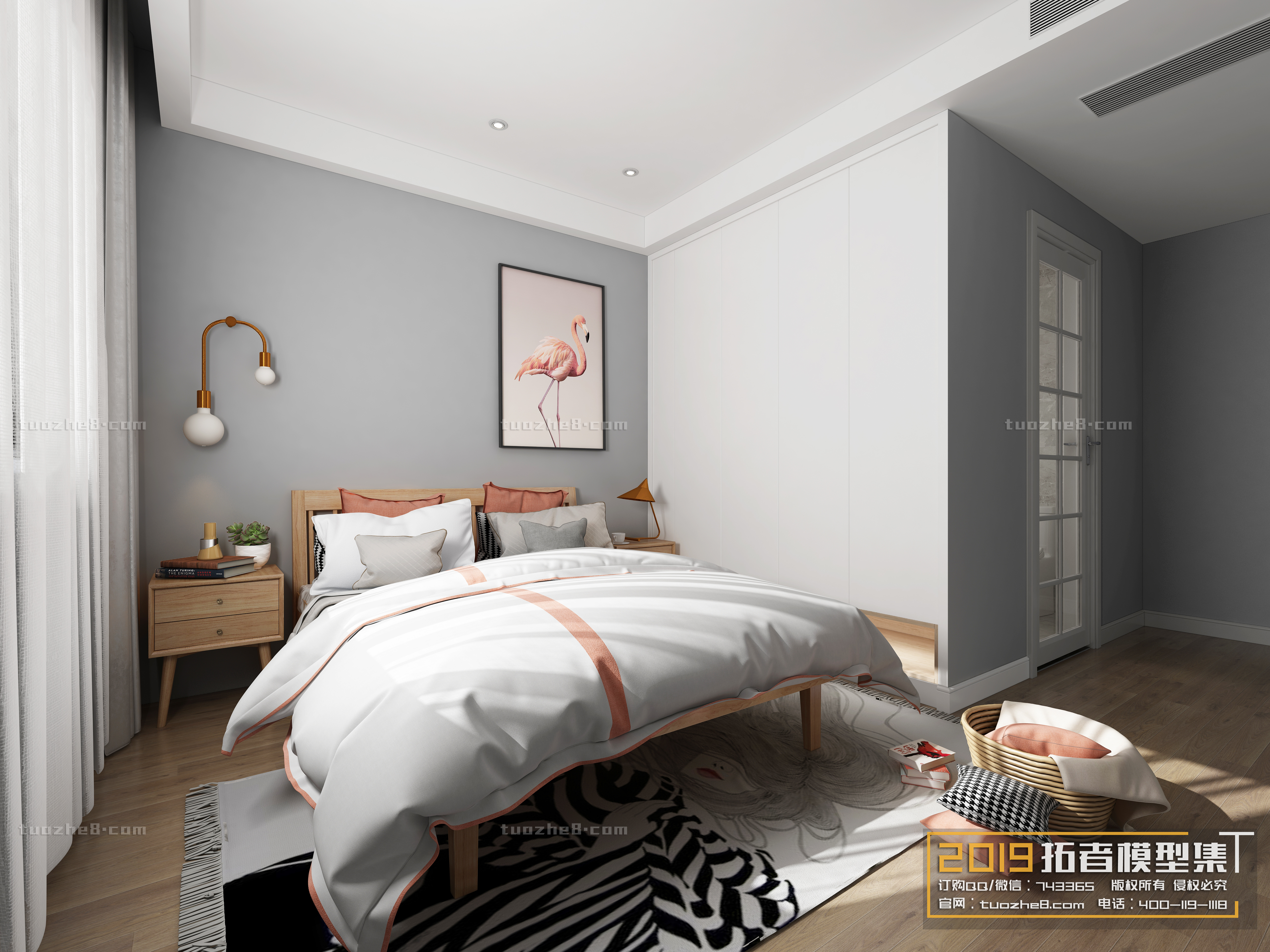 Extension Interior – BEDROOM – NORDIC STYLES – 001 - thumbnail 1