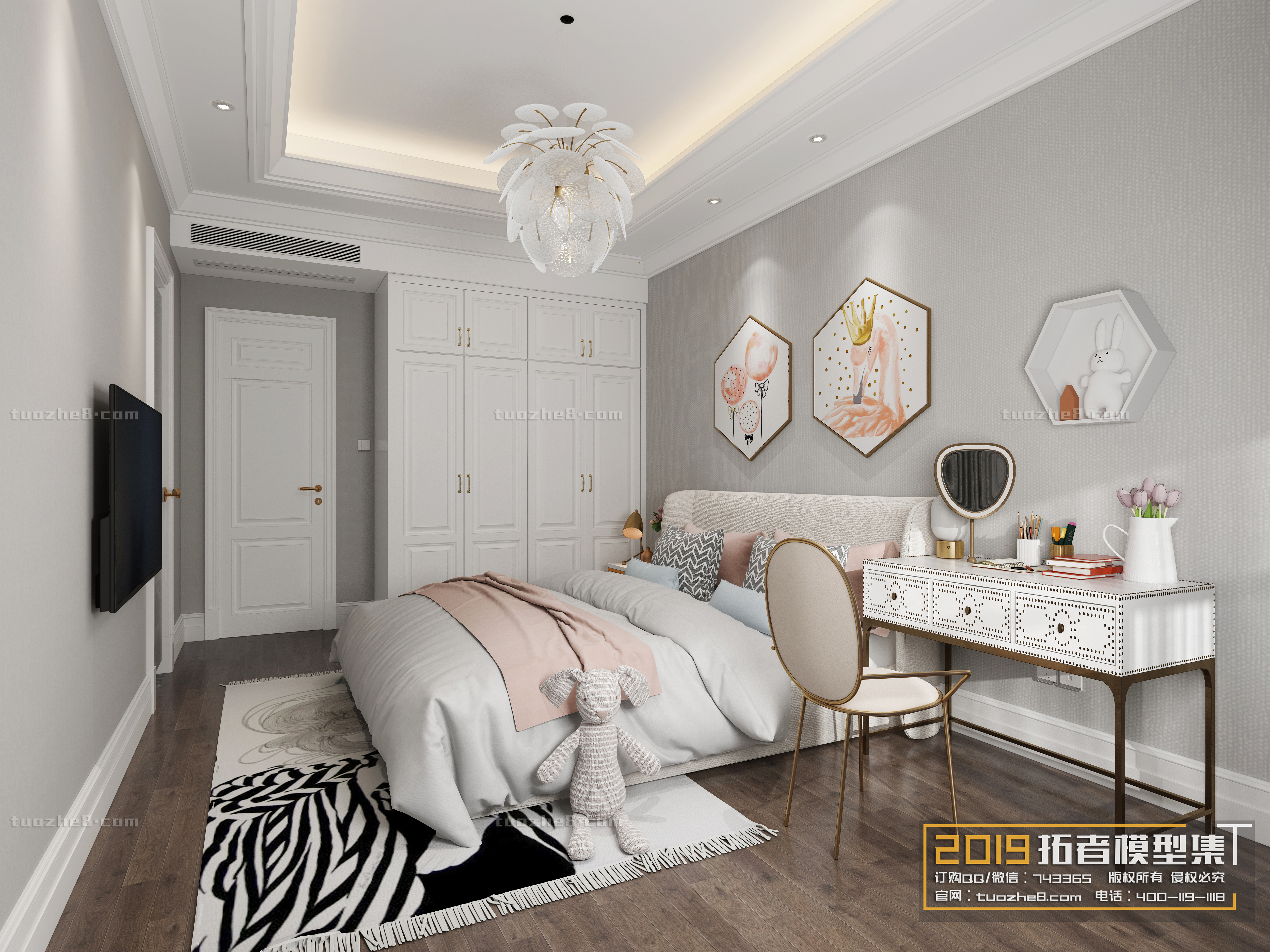 Extension Interior – BEDROOM – NORDIC STYLES – 002 - thumbnail 1