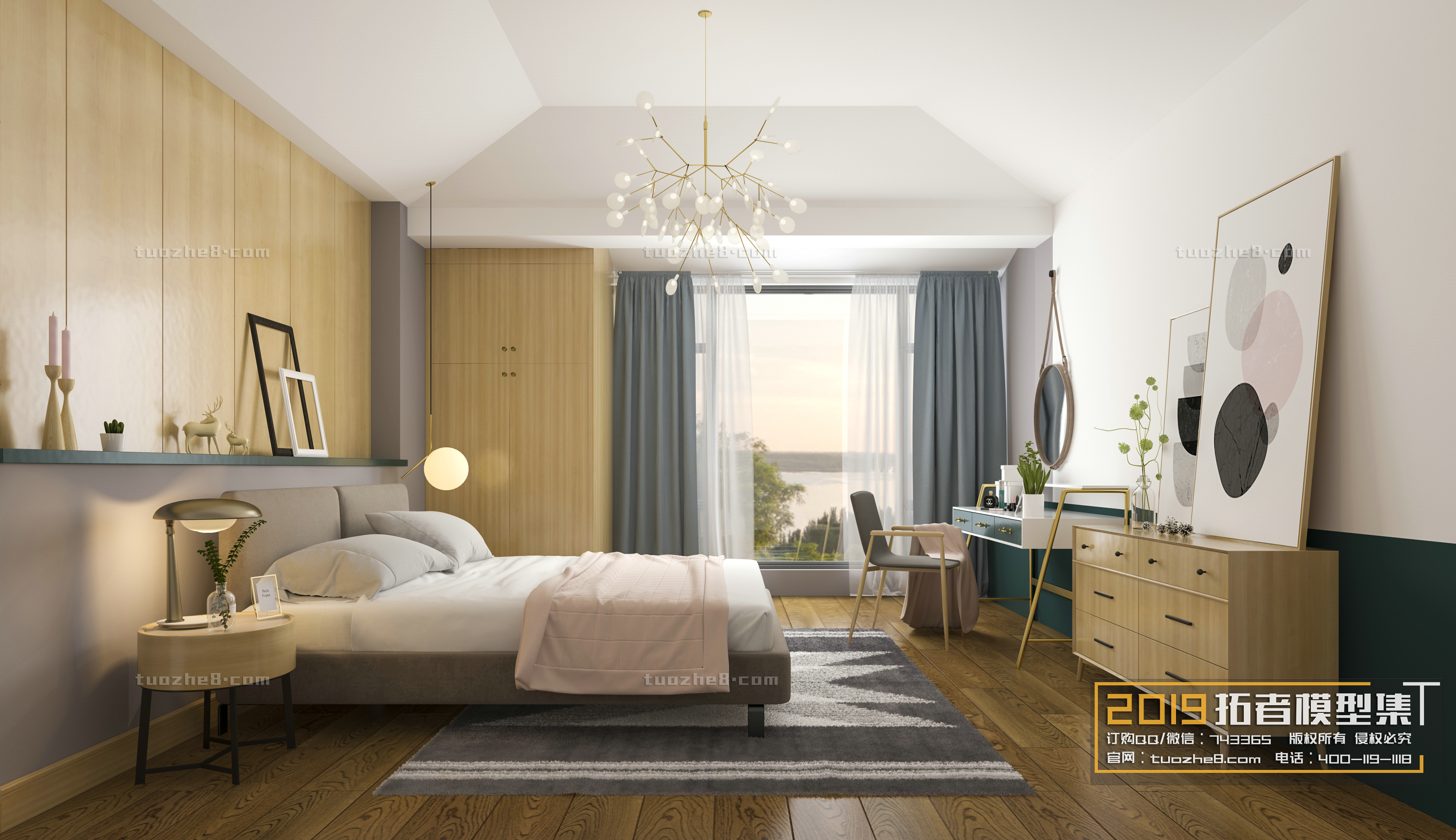 Extension Interior – BEDROOM – NORDIC STYLES – 006 - thumbnail 1