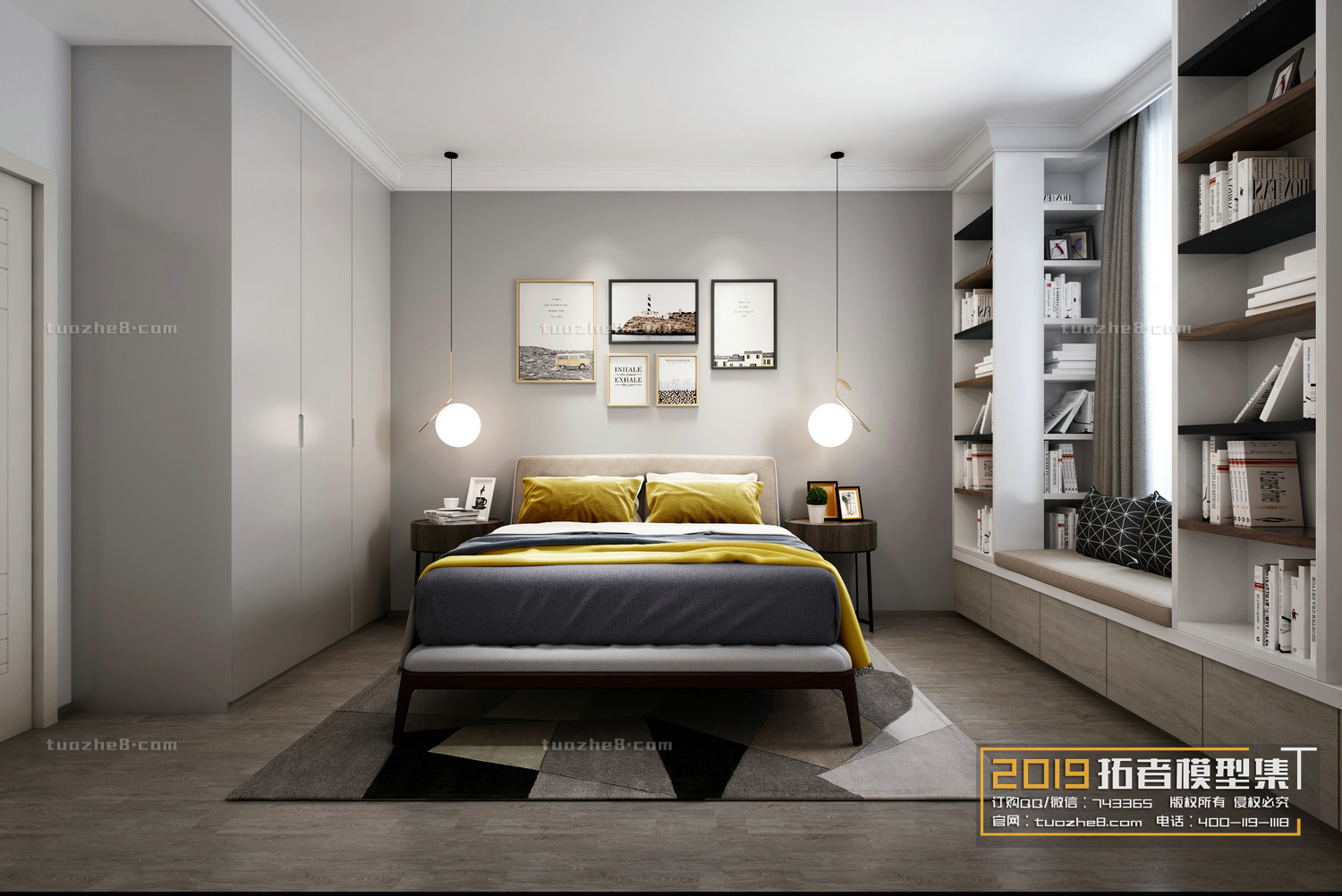 Extension Interior – BEDROOM – NORDIC STYLES – 017 - thumbnail 1