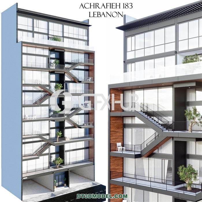 Architecture – Building – 183 Achrafieh Lebanon - thumbnail 1