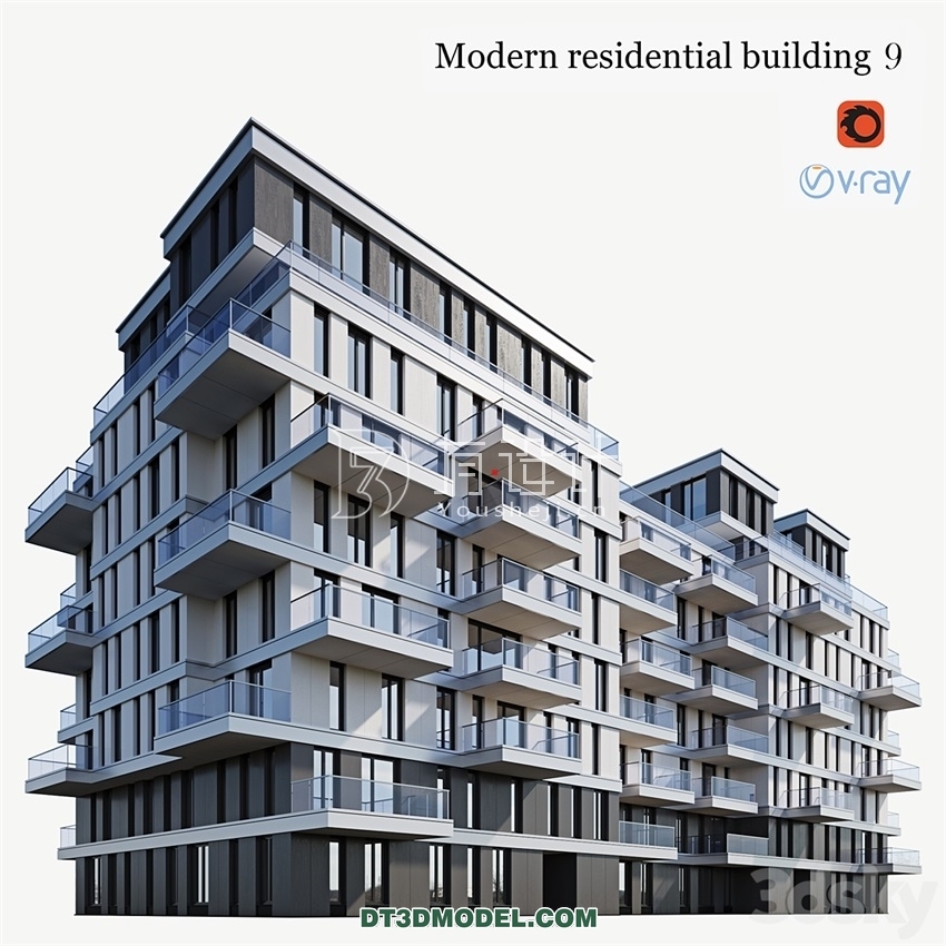 Architecture – Building – Apartment Building 9 - thumbnail 1