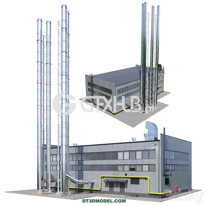 Architecture – Building – Boiler house - thumbnail 1