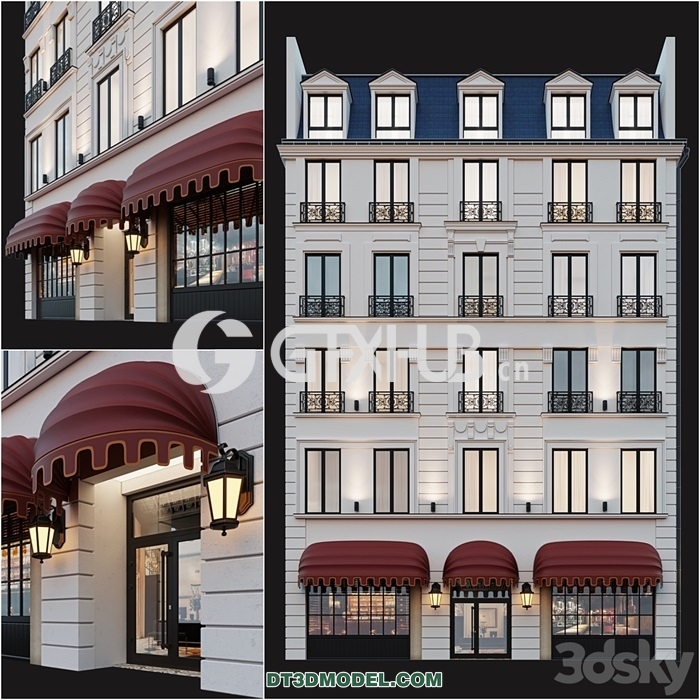 Architecture – Building – Classic hotel facade - thumbnail 1