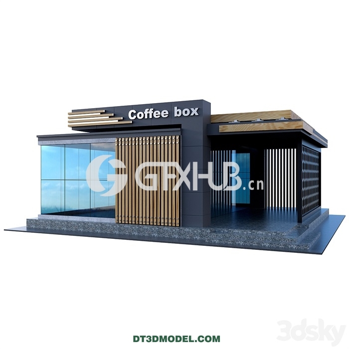 Architecture – Building – Coffee box - thumbnail 1