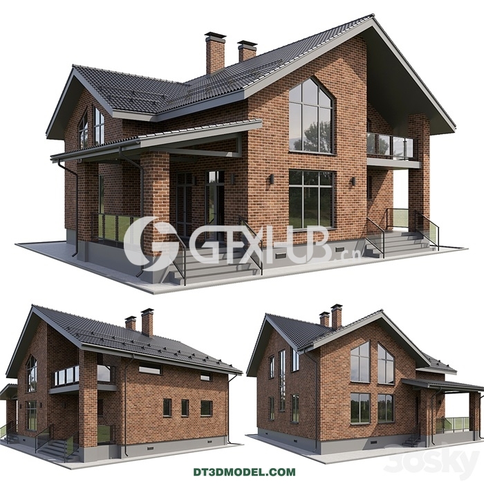 Architecture – Building – Cottage brick - thumbnail 1