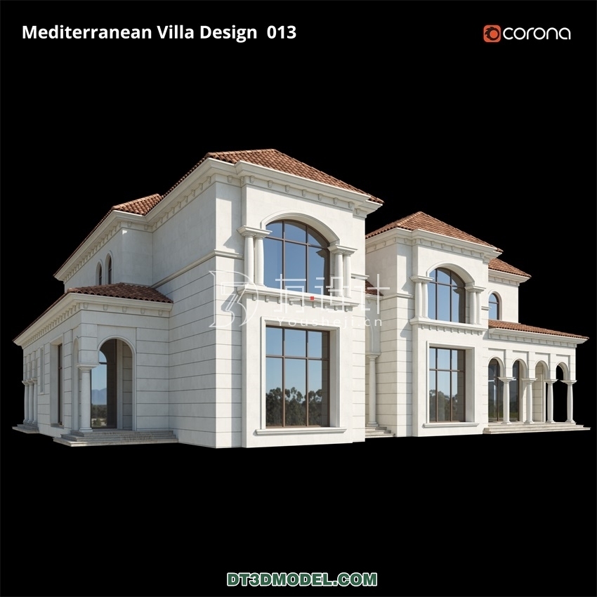 Architecture – Building – Mediterranean Villa Design 013 - thumbnail 1