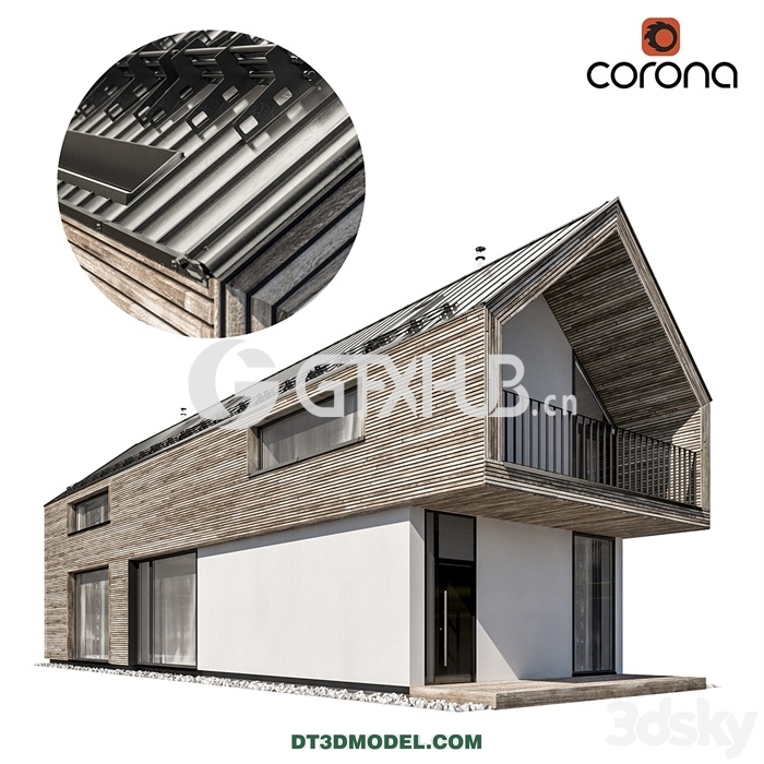 Architecture – Building – Modern house 02 - thumbnail 1