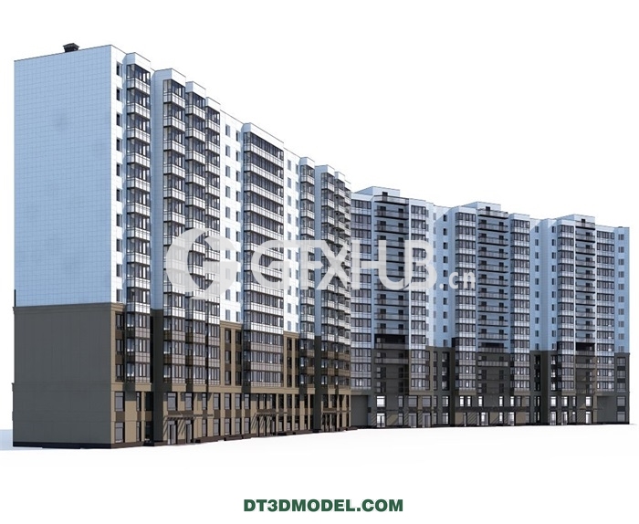 Architecture – Building – Multi-storey residential building - thumbnail 1