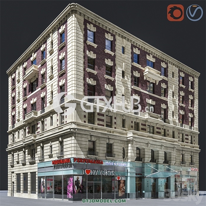 Architecture – Building – New York old building facade - thumbnail 1