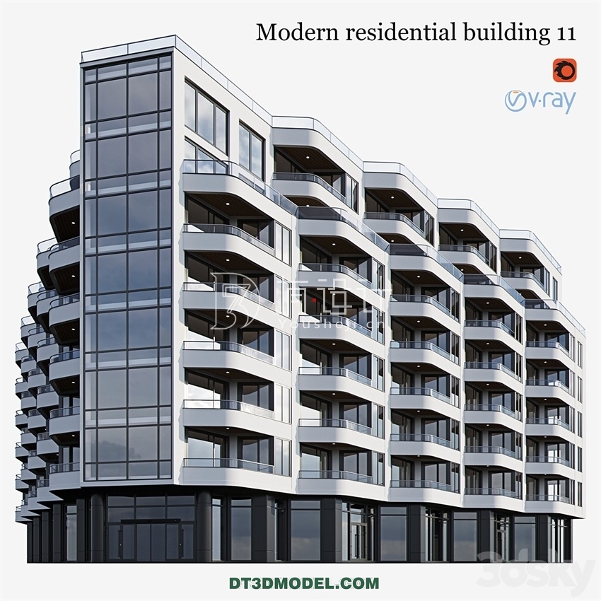 Architecture – Building – Residential Building 11 - thumbnail 1