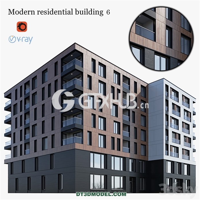 Architecture – Building – Residential building 6 - thumbnail 1