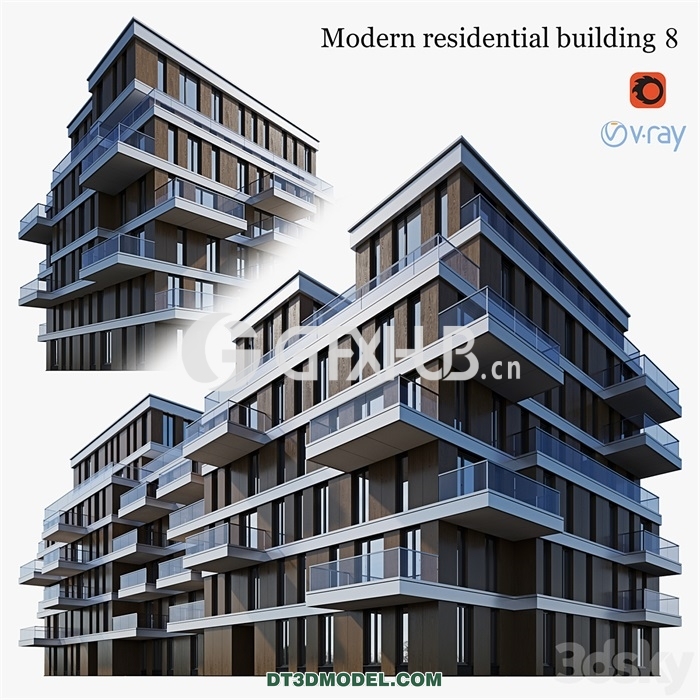 Architecture – Building – Residential building 8 - thumbnail 1